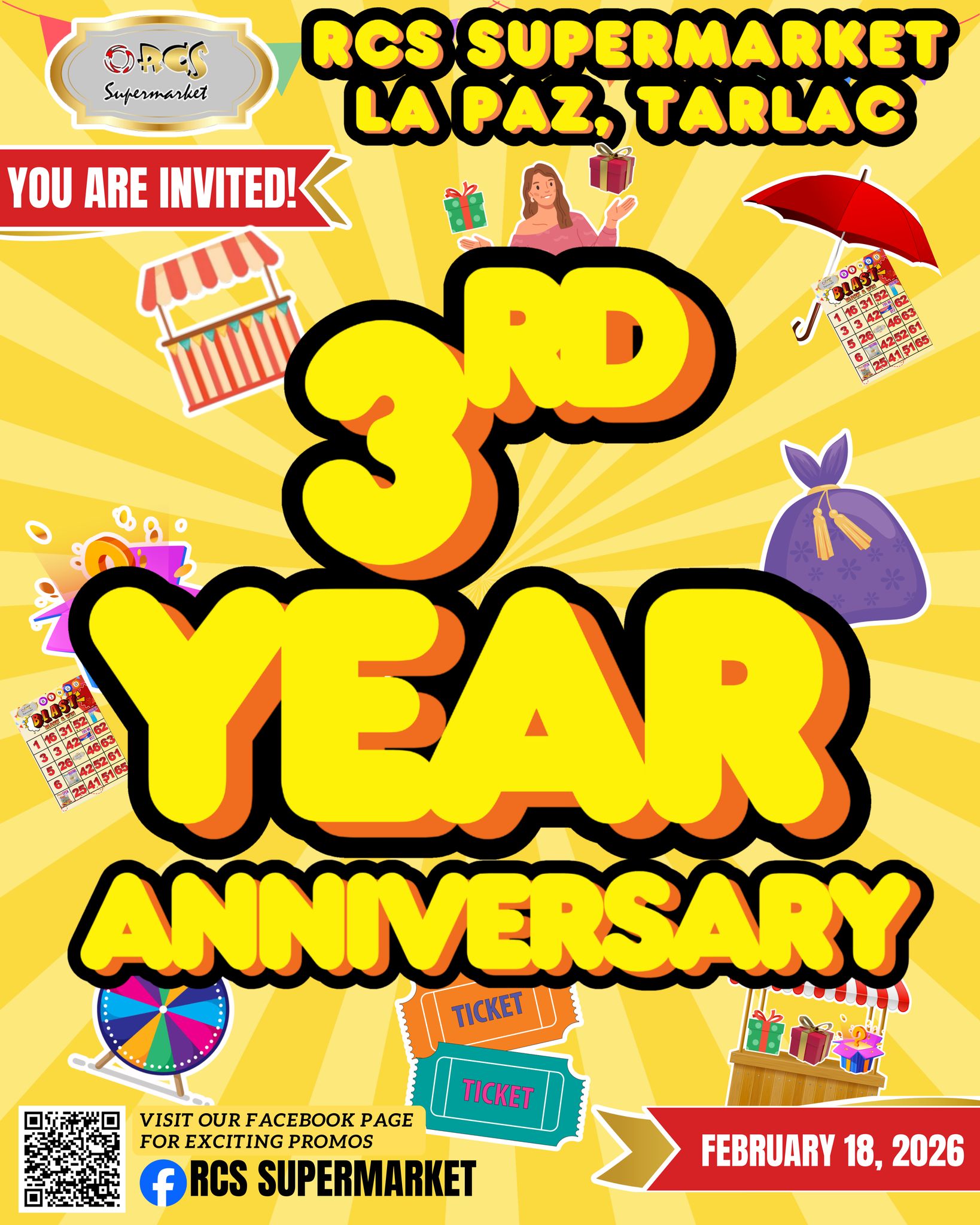 RCS SUPERMARKET - 🎉🎂 RCS LA PAZ — 3RD YEAR ANNIVERSARY! 🎂🎉... | Facebook