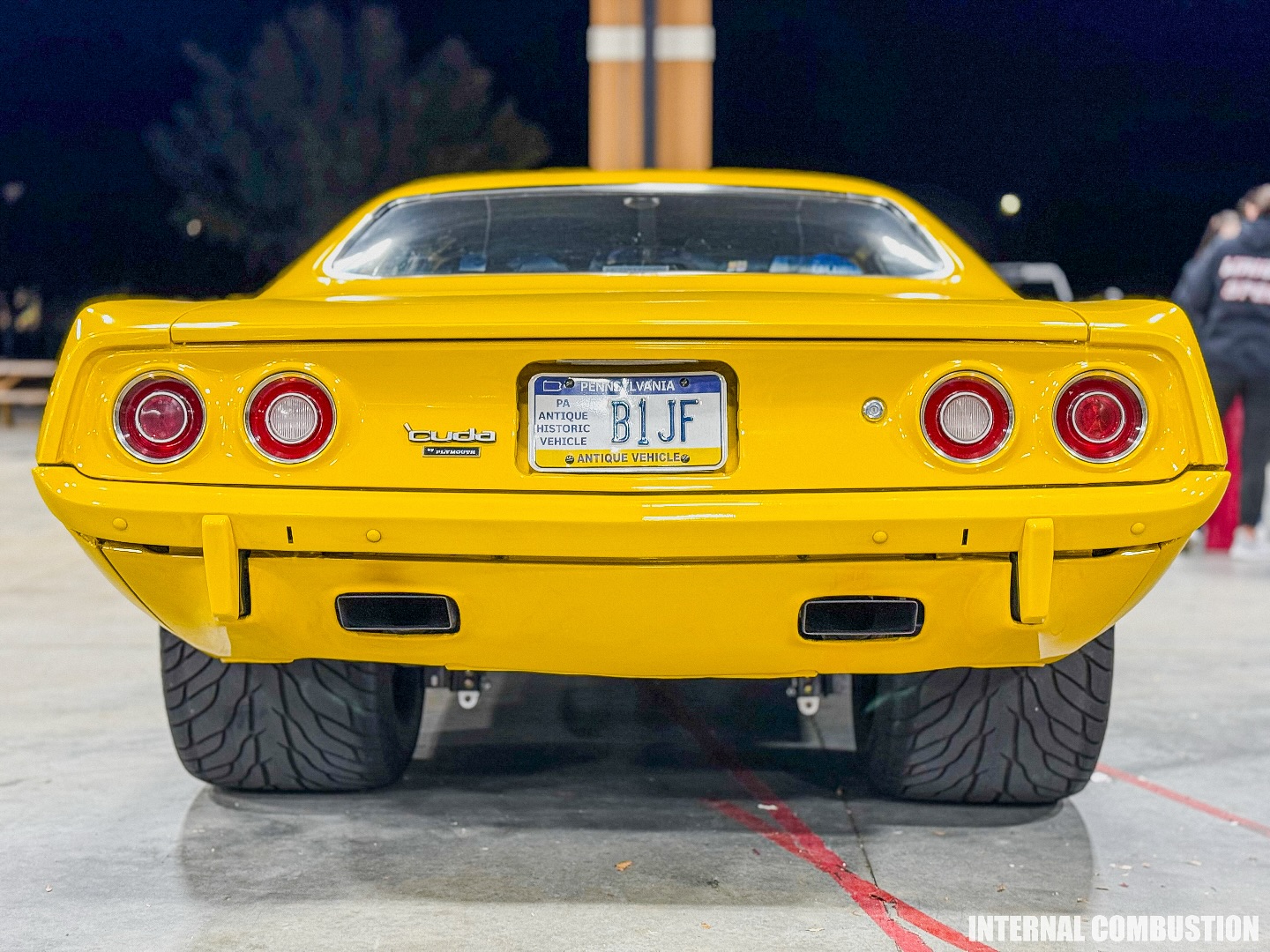 Internal Combustion - Nothing says muscle quite like the wide rear ...