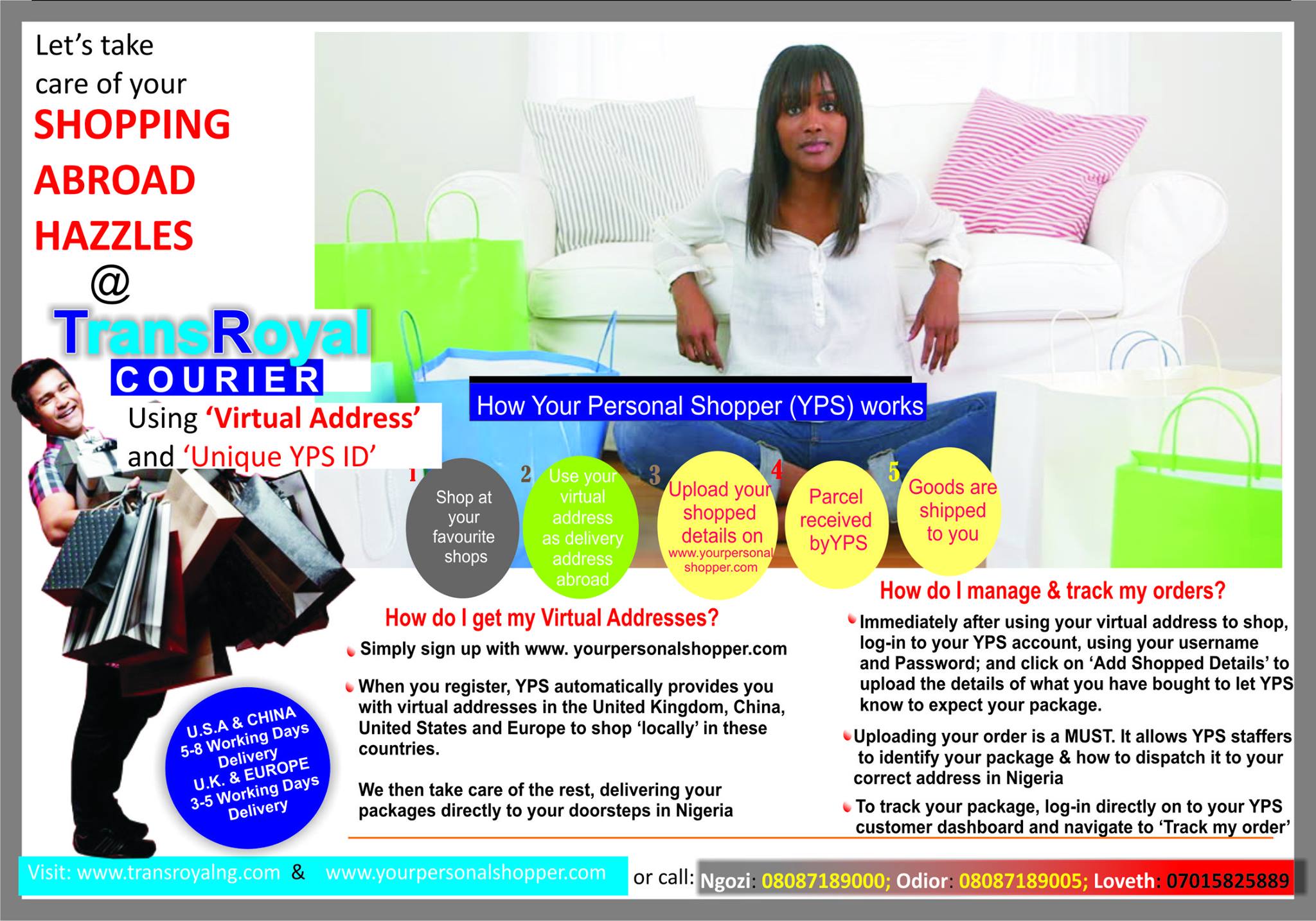 TransRoyal Courier - Home