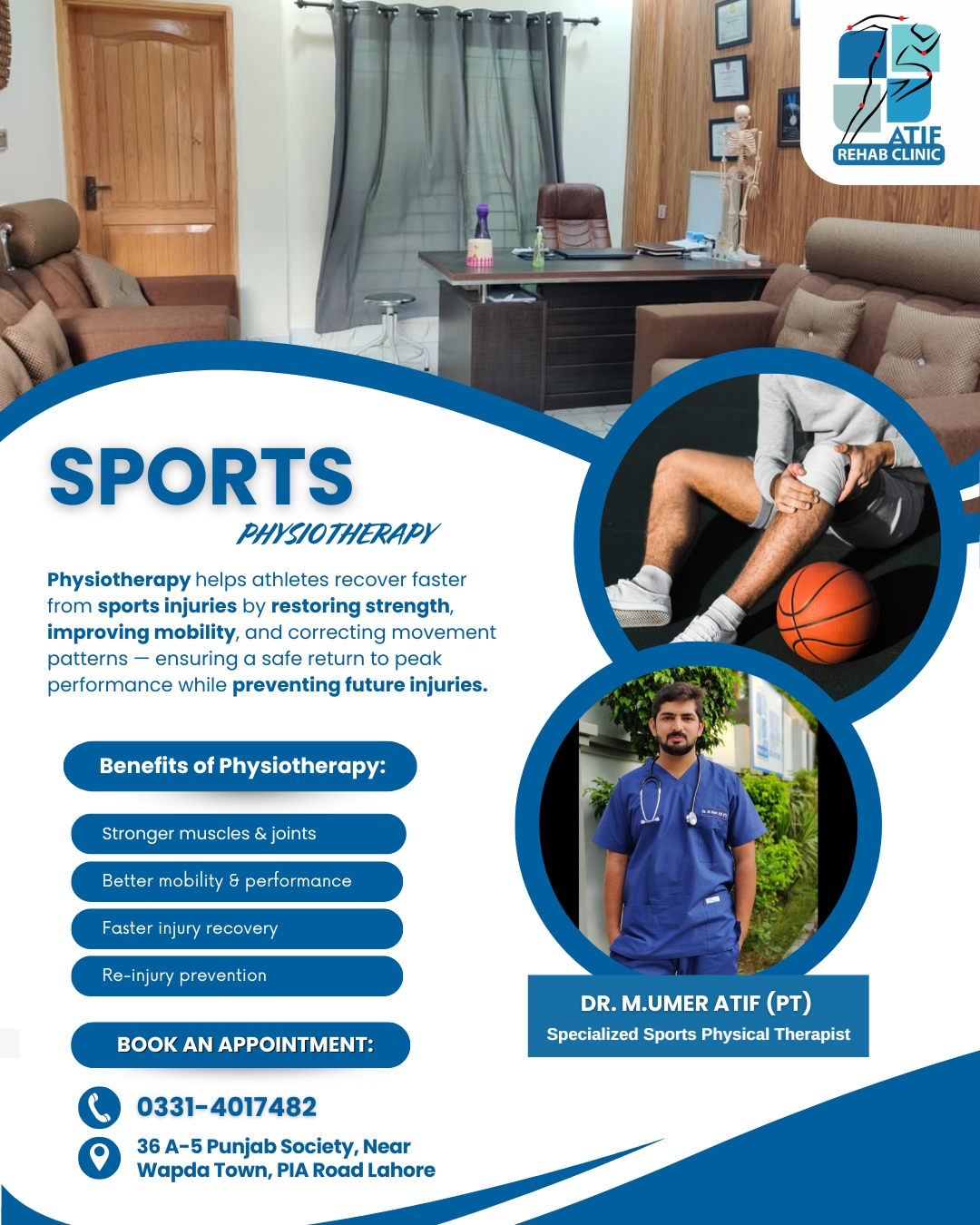Atif - @atifrehabclinic 𝐆𝐄𝐓 𝐁𝐀𝐂𝐊 𝐈𝐍 𝐓𝐇𝐄 𝐆𝐀𝐌𝐄 𝐒𝐓𝐑𝐎𝐍𝐆𝐄𝐑 🏀 Don't let a ...