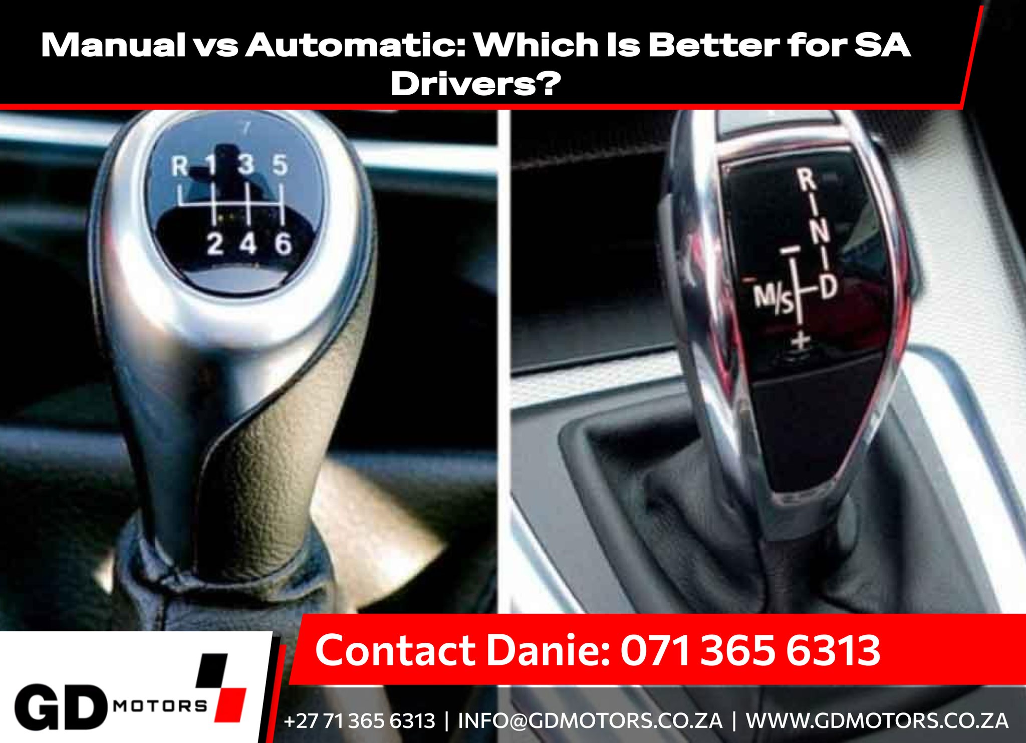 GD - Manual vs Automatic: Which Is Better for SA Drivers? Manuals offer ...