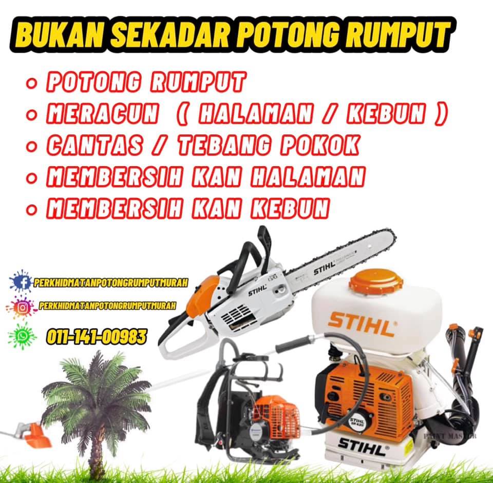 Perkhidmatan Potong Rumput Murah - 