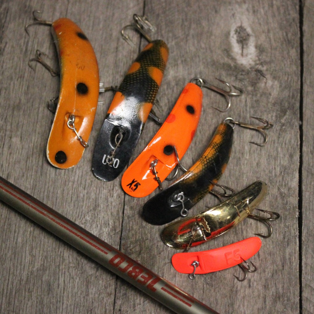 antique u20 fishing lure orange Vintage Helin Flatfish O Color – My Bait Shop, LLC Any information on the Camelure