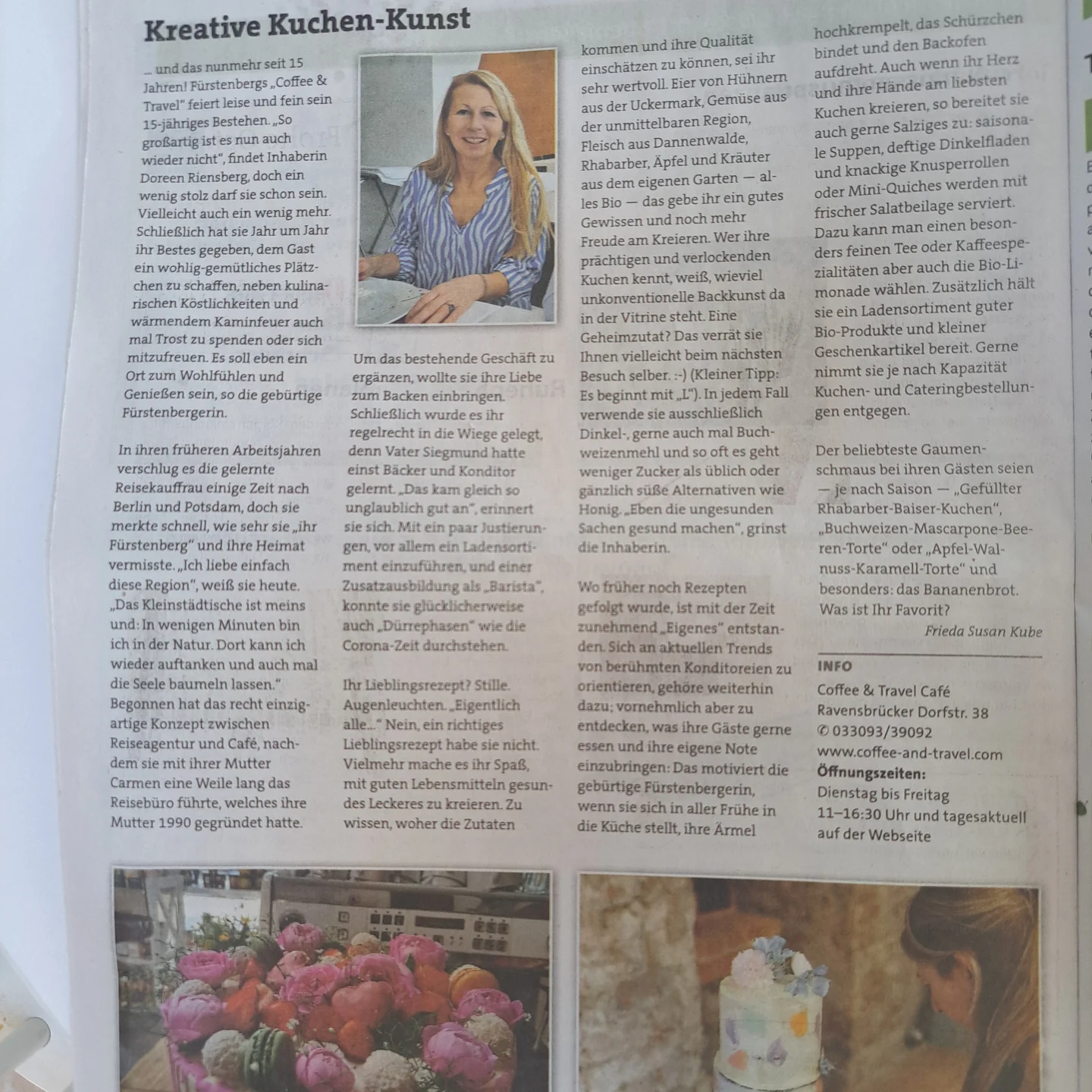 CoffeeandTravel - Danke an die liebe Frieda Susan Kube für diesen ...