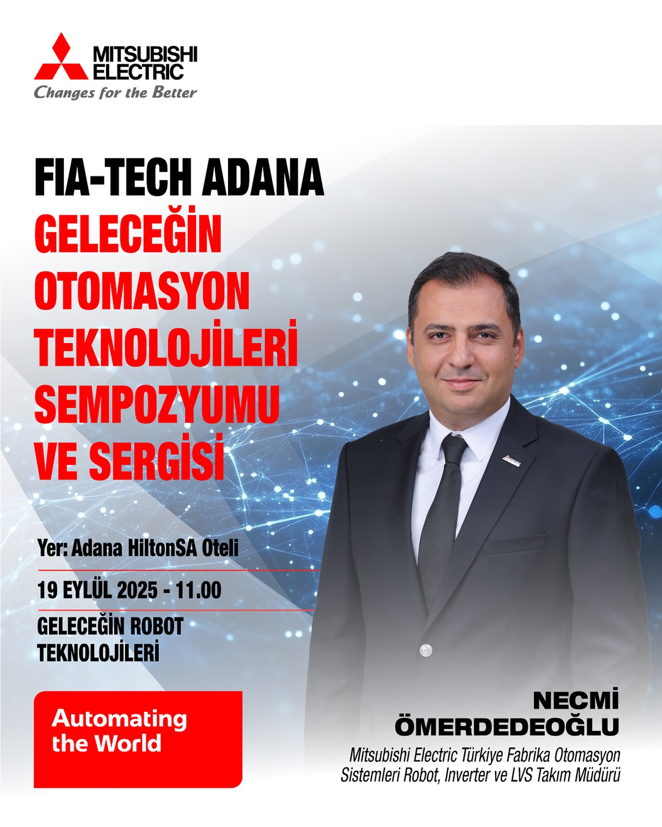 Mitsubishi - 18-19 Eylül tarihlerinde gerçekleşecek Fia-Tech Adana ...