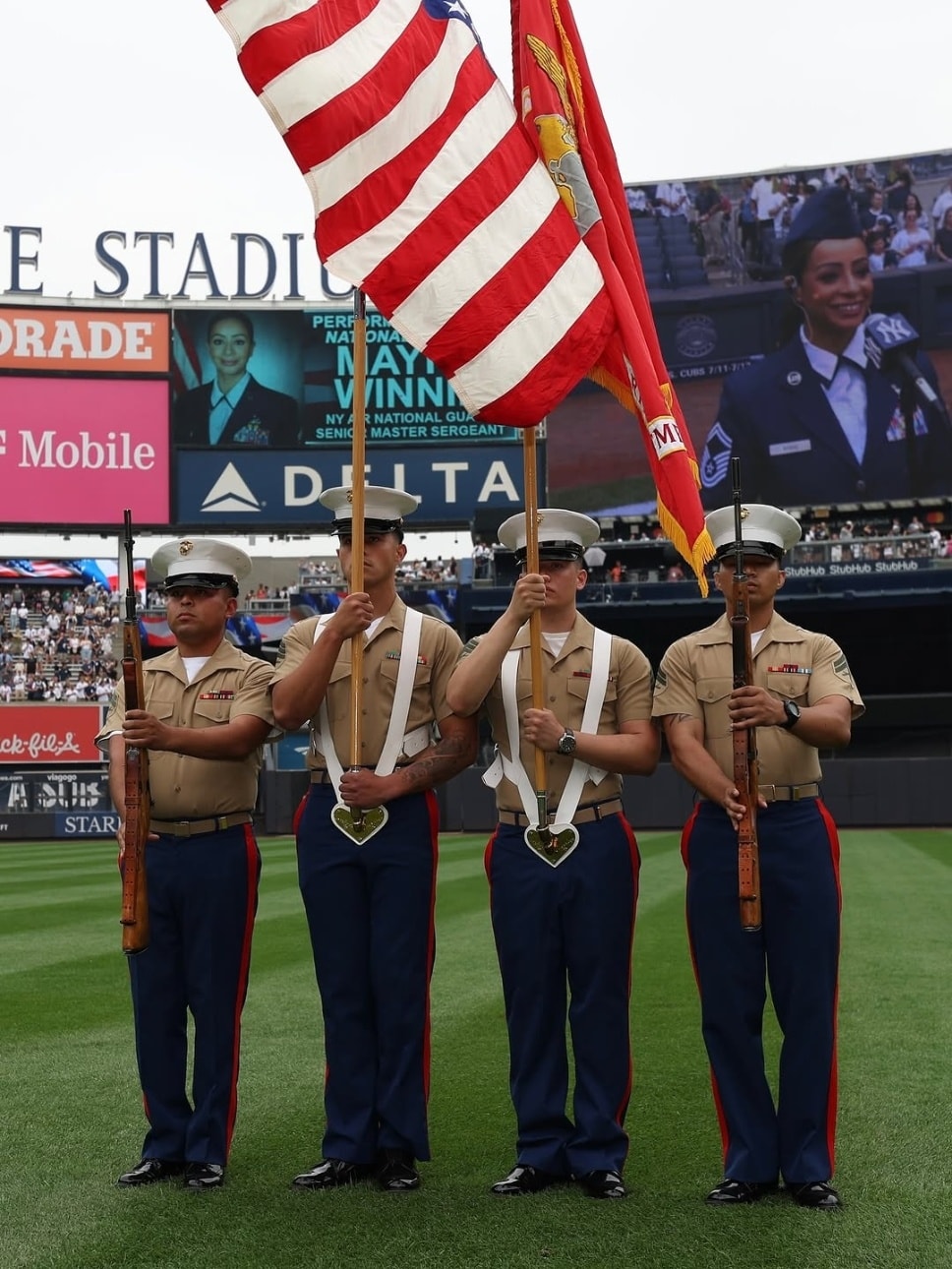 US Navy Ceremonial Guard This is exactly what should not happen in