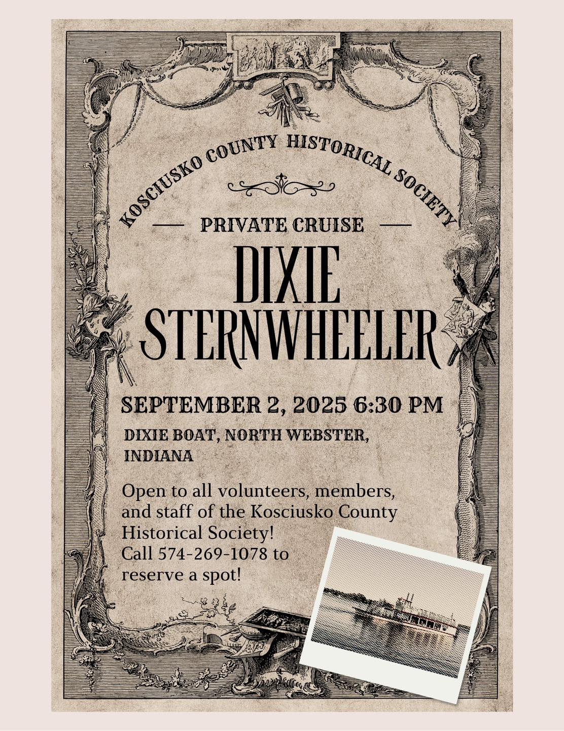 Hey members! Don’t... - Kosciusko County Historical Society | Facebook