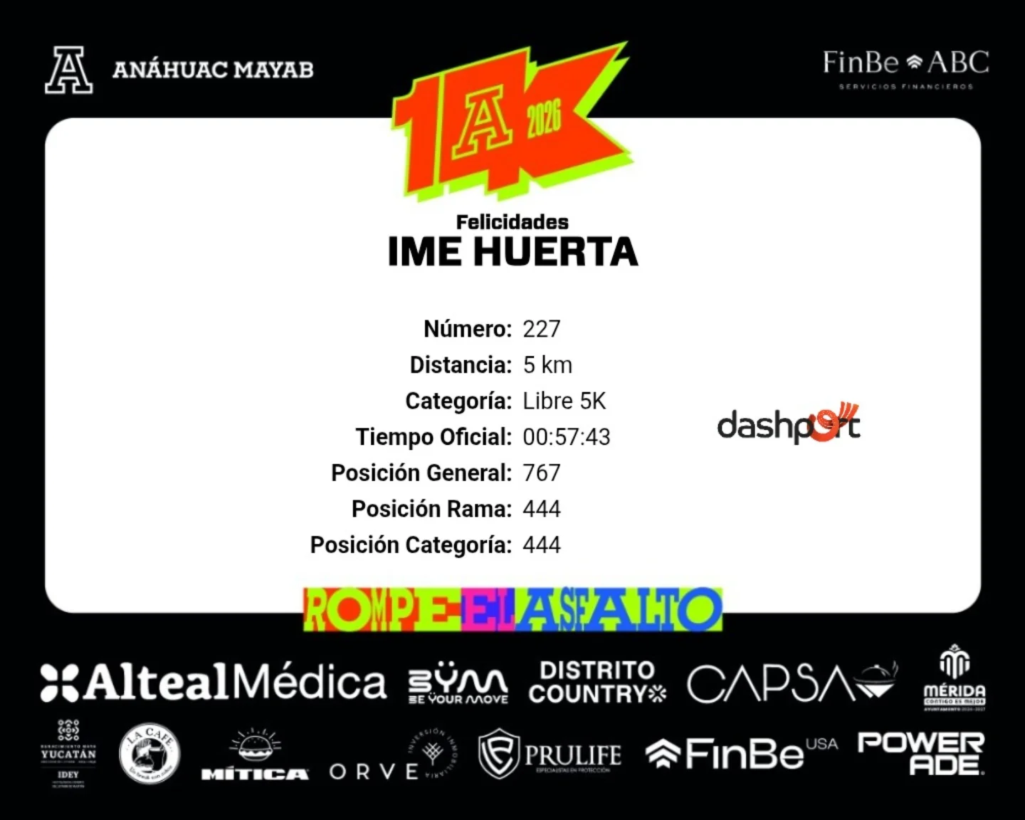 Carreras - Descarga aquí 👇 tu CERTIFICADO FINISHER de la Carrera ...