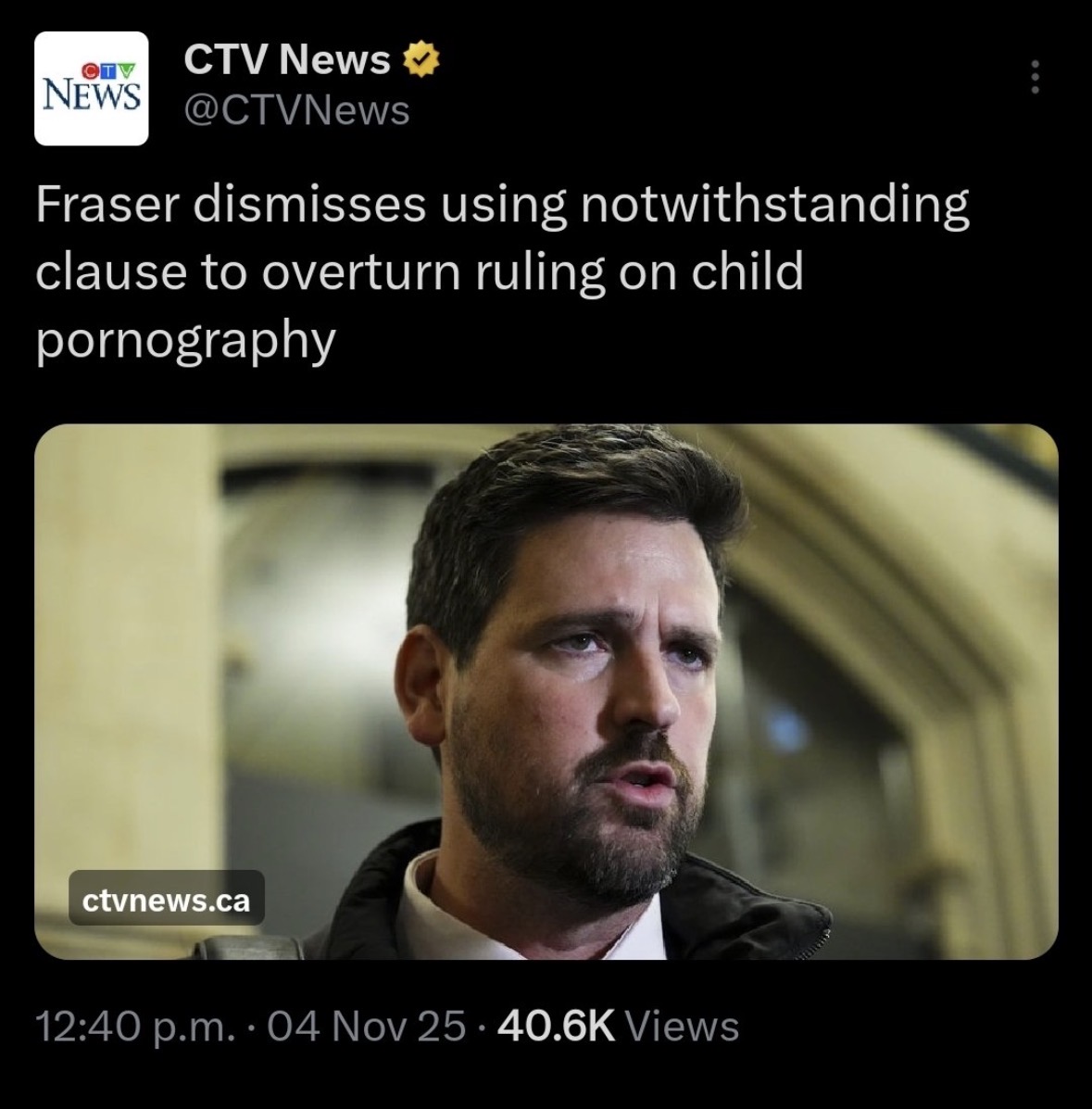 Nova - If ever there was a time to use the Not Withstanding Clause ...