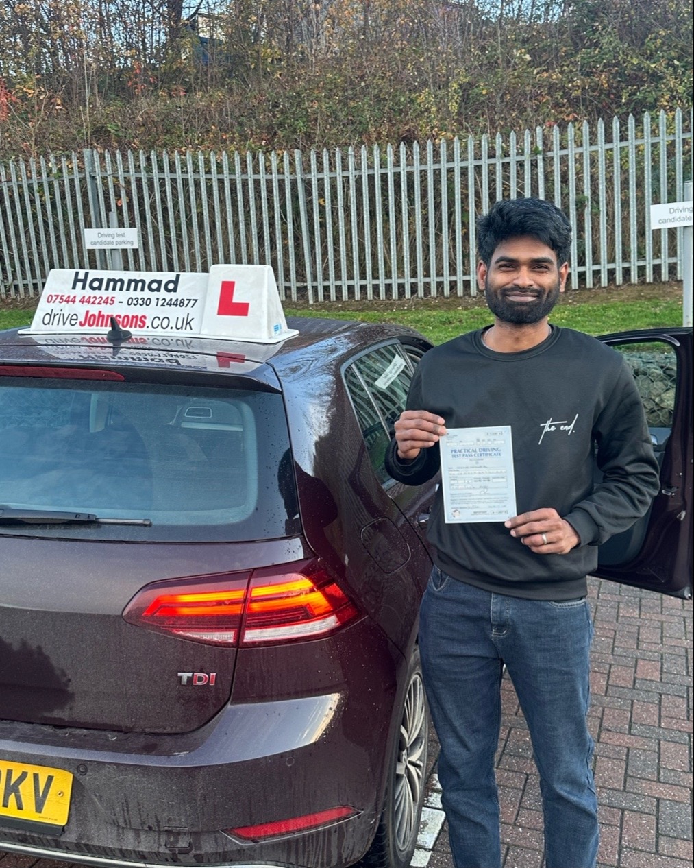 driveJohnsons - Well done to Mohammad Abu Bakar who passed their ...