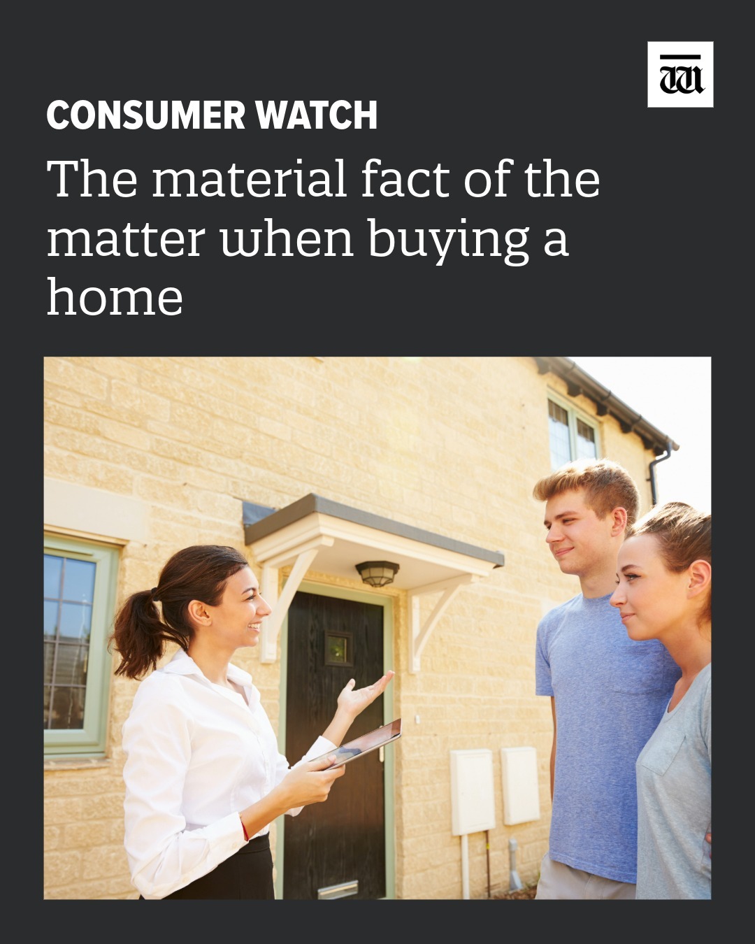 CONSUMER WATCH: Buying a home is a... - The West Australian | Facebook