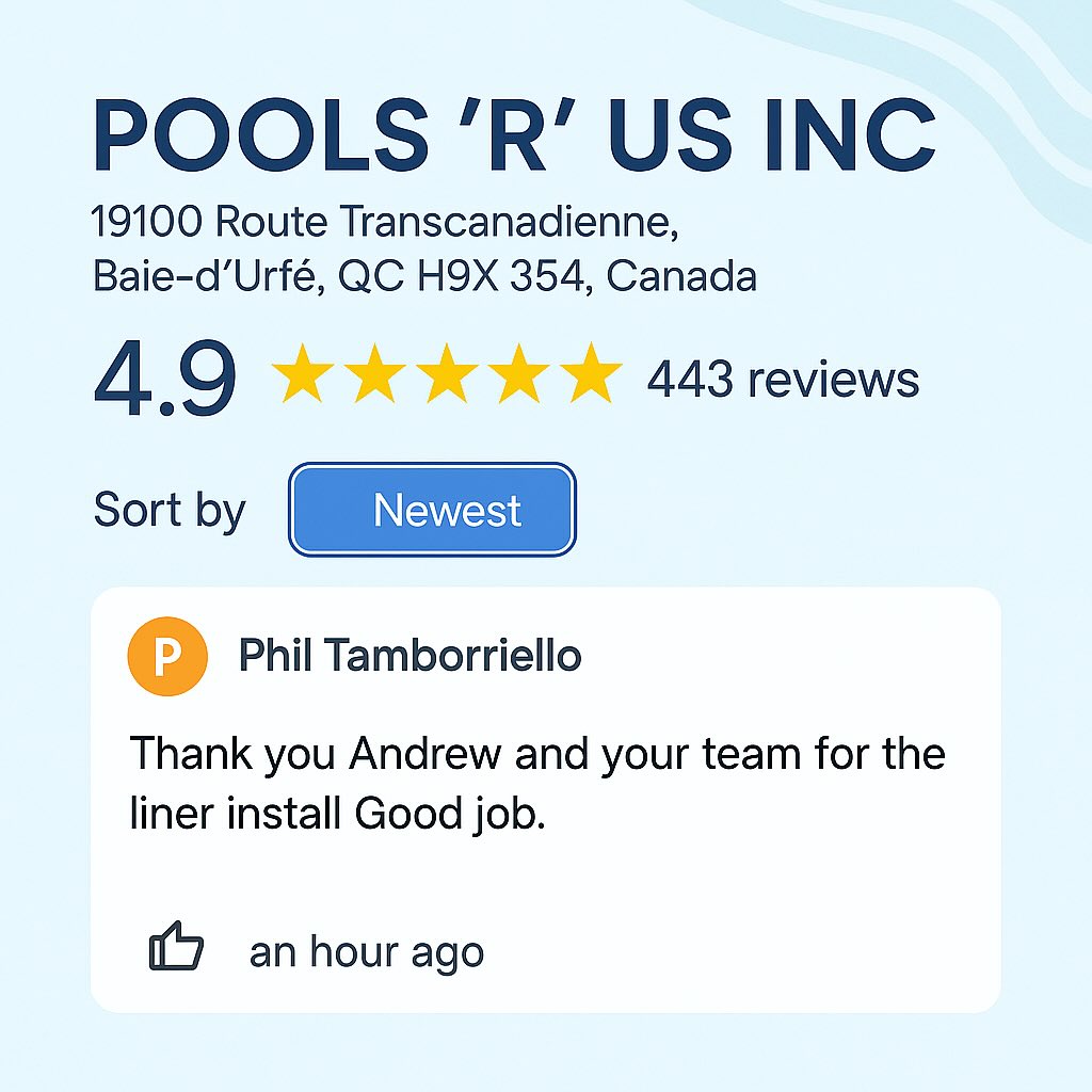 Pools 'R' Us Inc.