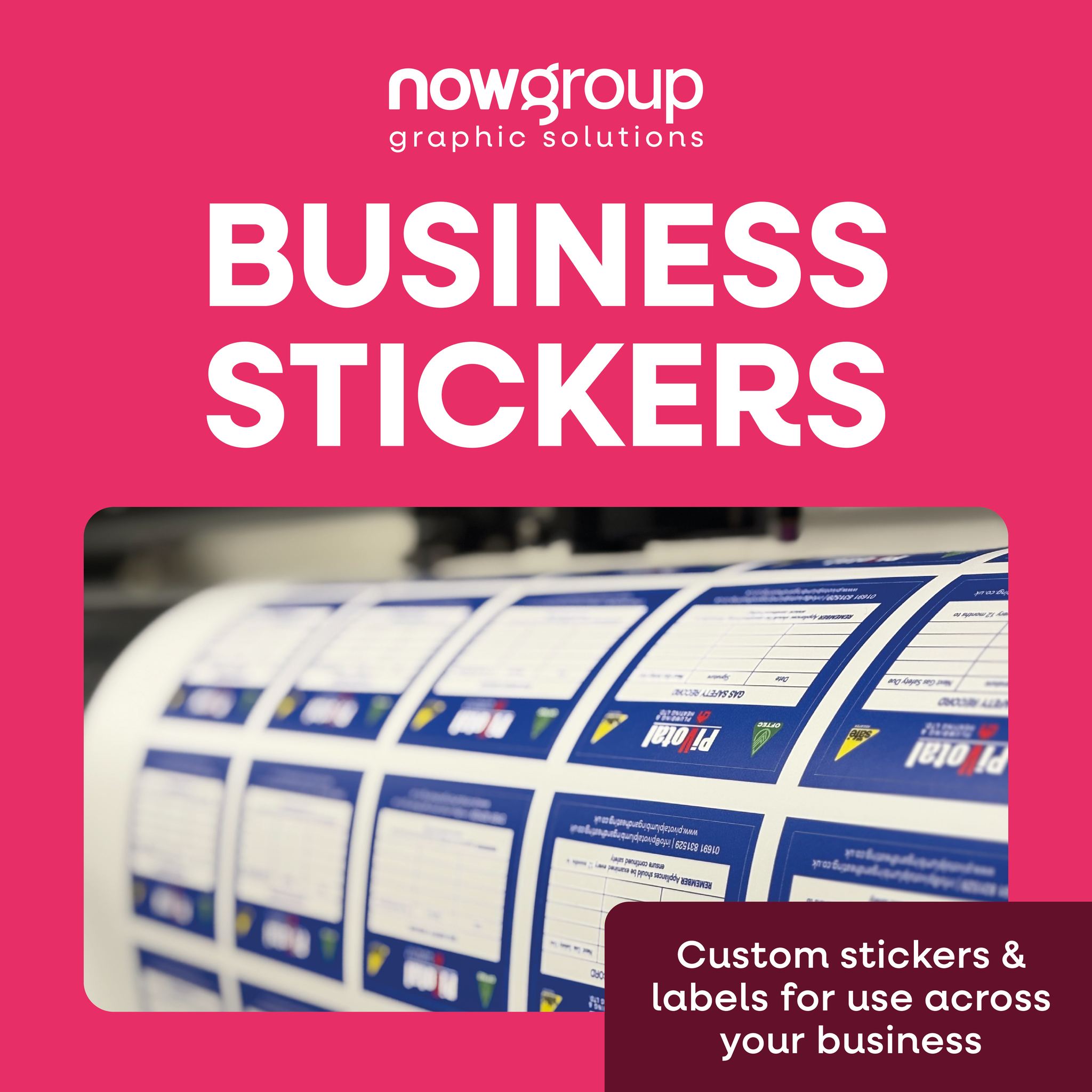 NowGroup.co.uk - Service stickers & branded stickers in completely ...