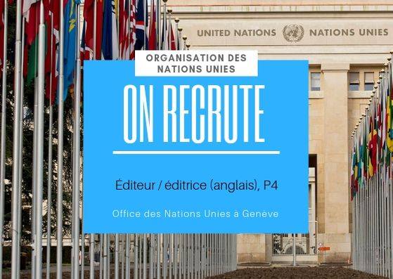 ONU - 📣 La Section de l'édition de l'Office des Nations Unies à Genève ...
