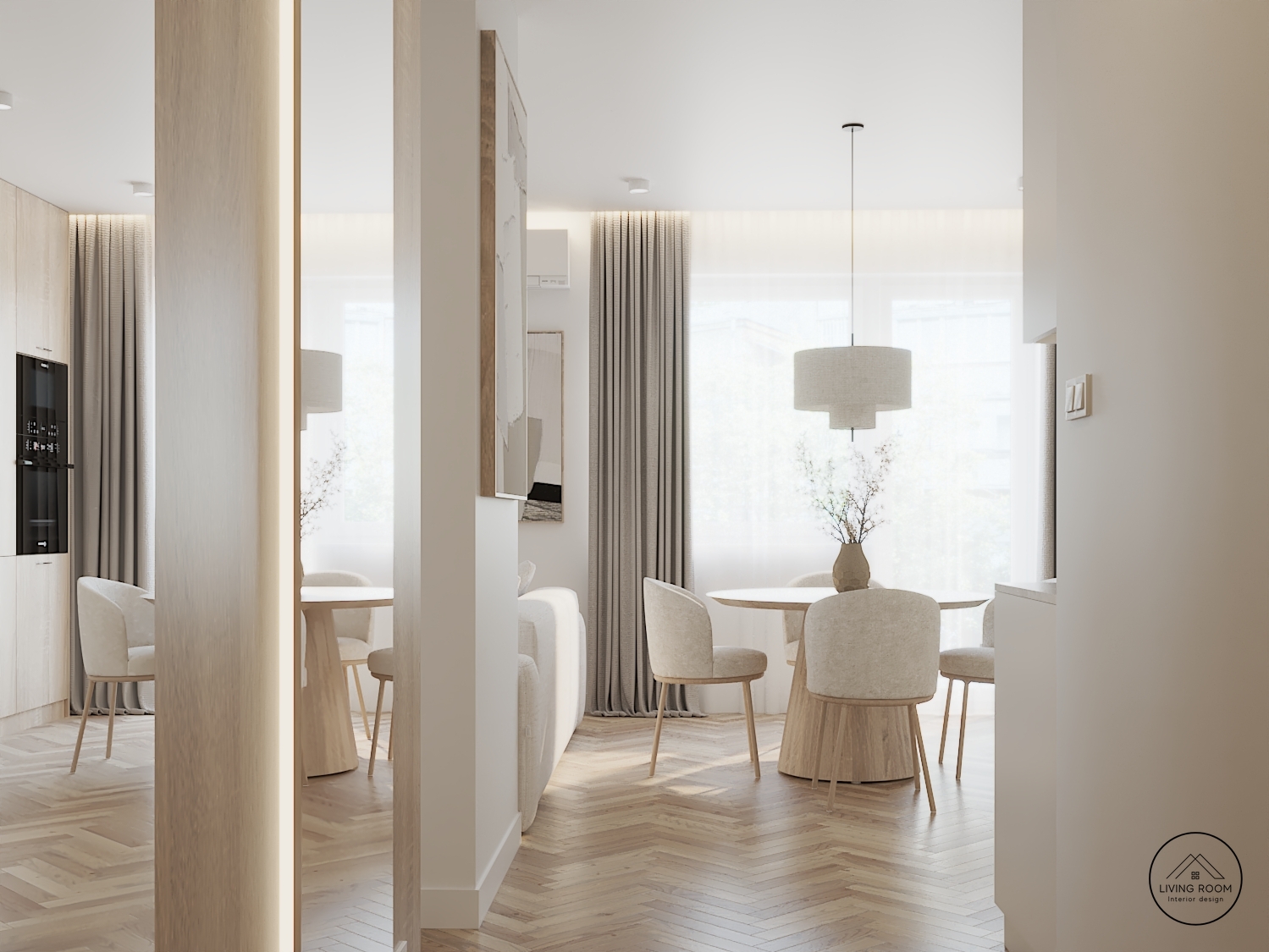 LIVING ROOM interior design | Warsaw