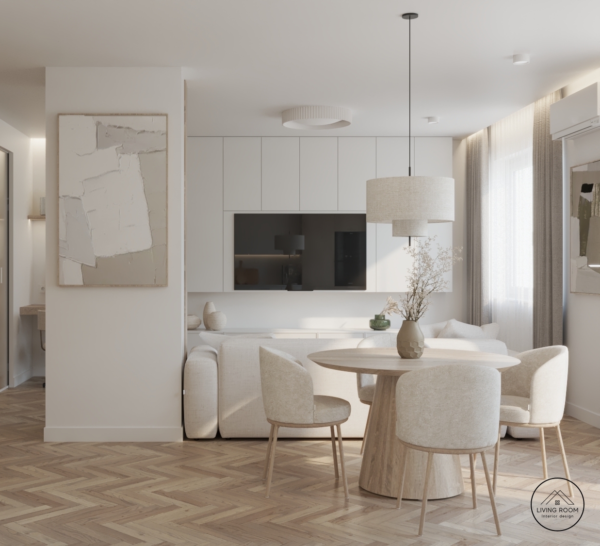 LIVING ROOM interior design | Warsaw