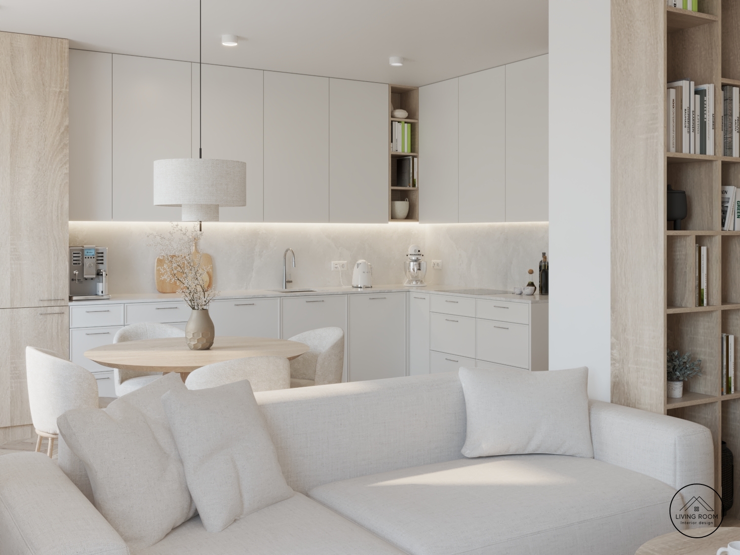 LIVING ROOM interior design | Warsaw