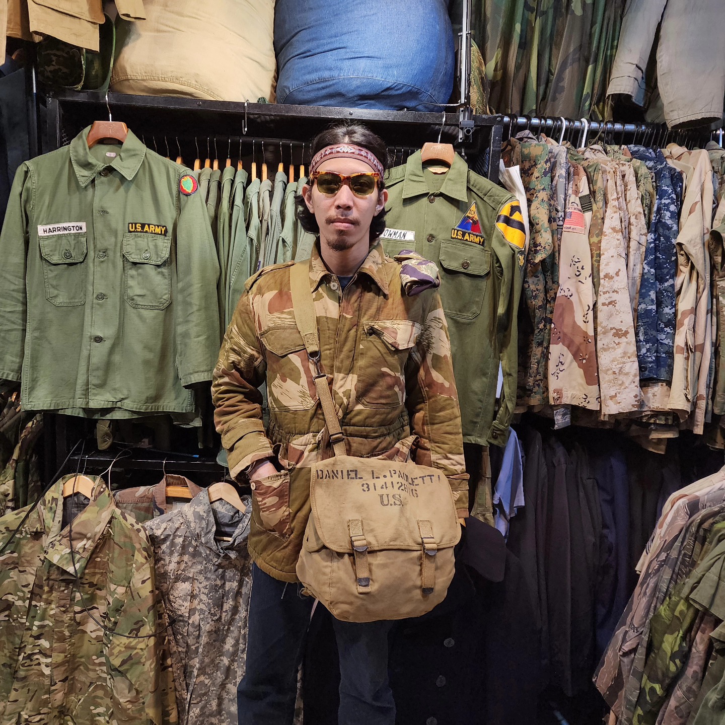 Vintage Pakistan military field jacket