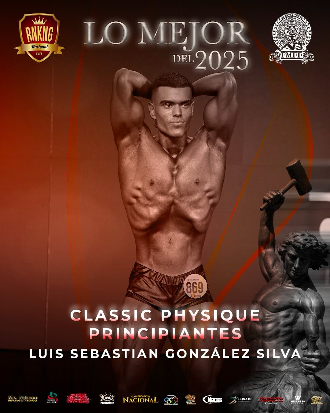 Ranking Nacional FMFF “Lo mejor del 2025” Categoría: Classic Physique ...
