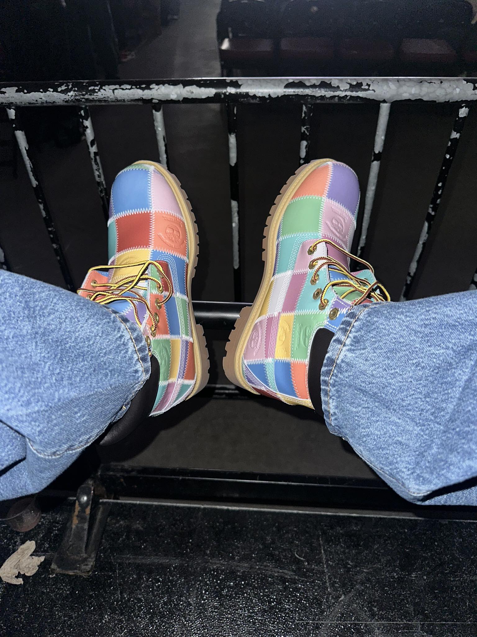 Feet Heat. Supreme x Timberland snapped with these…