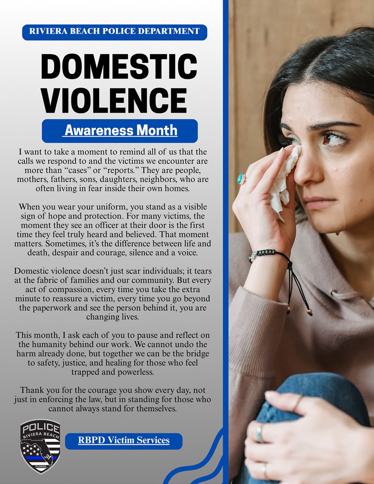 ? October is Domestic Violence Awareness Month — a time to stand 