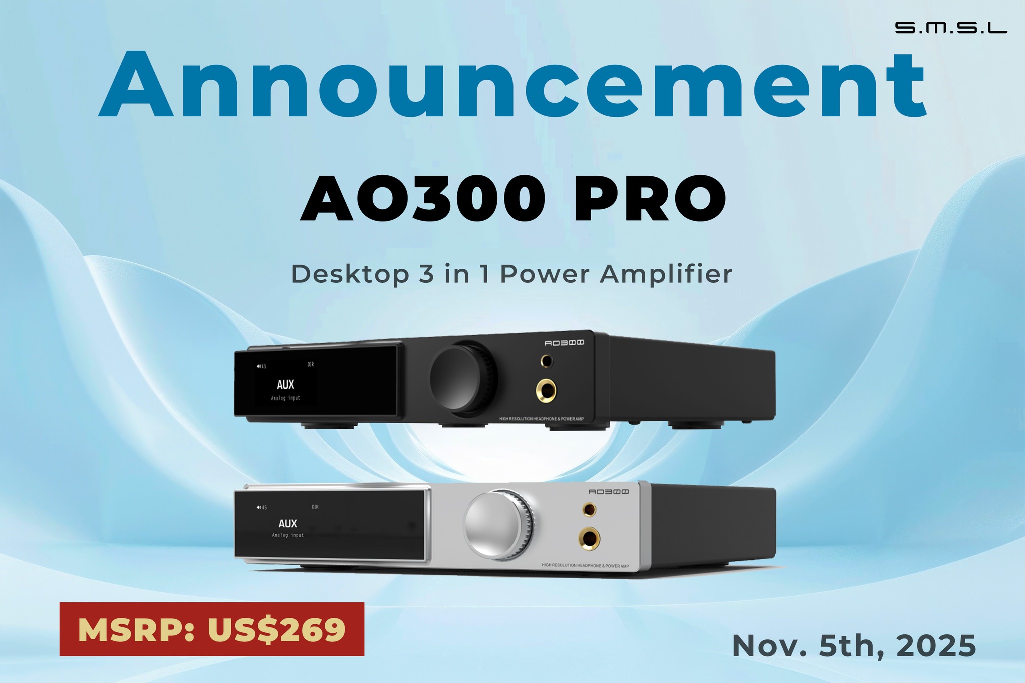 HiFiGo - ?Say hello to SMSL AO300 PRO!? ✨Compact. Clear. Full 