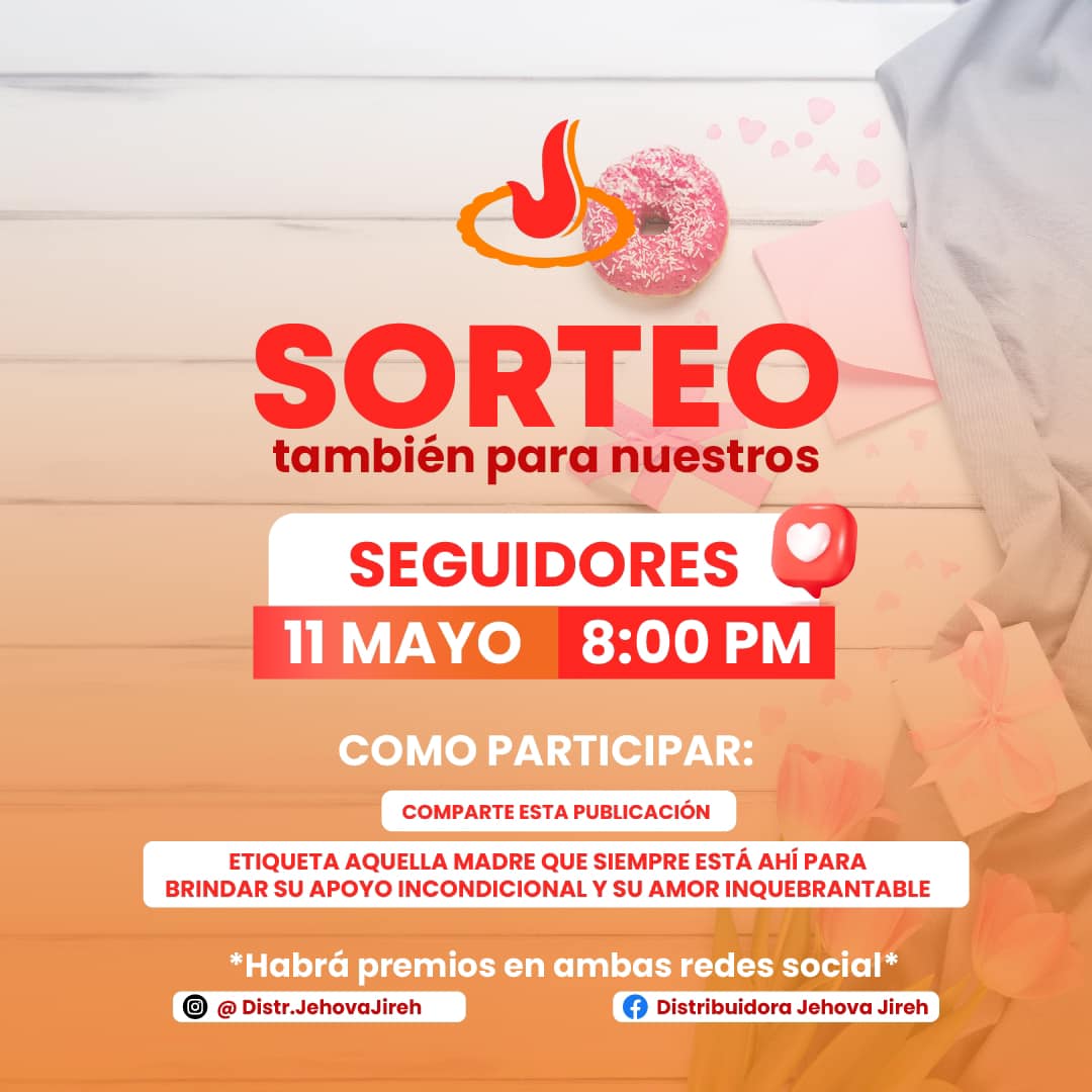 Distribuidora - ¡Atención seguidores! En honor al día de la Madre 🌷 ...