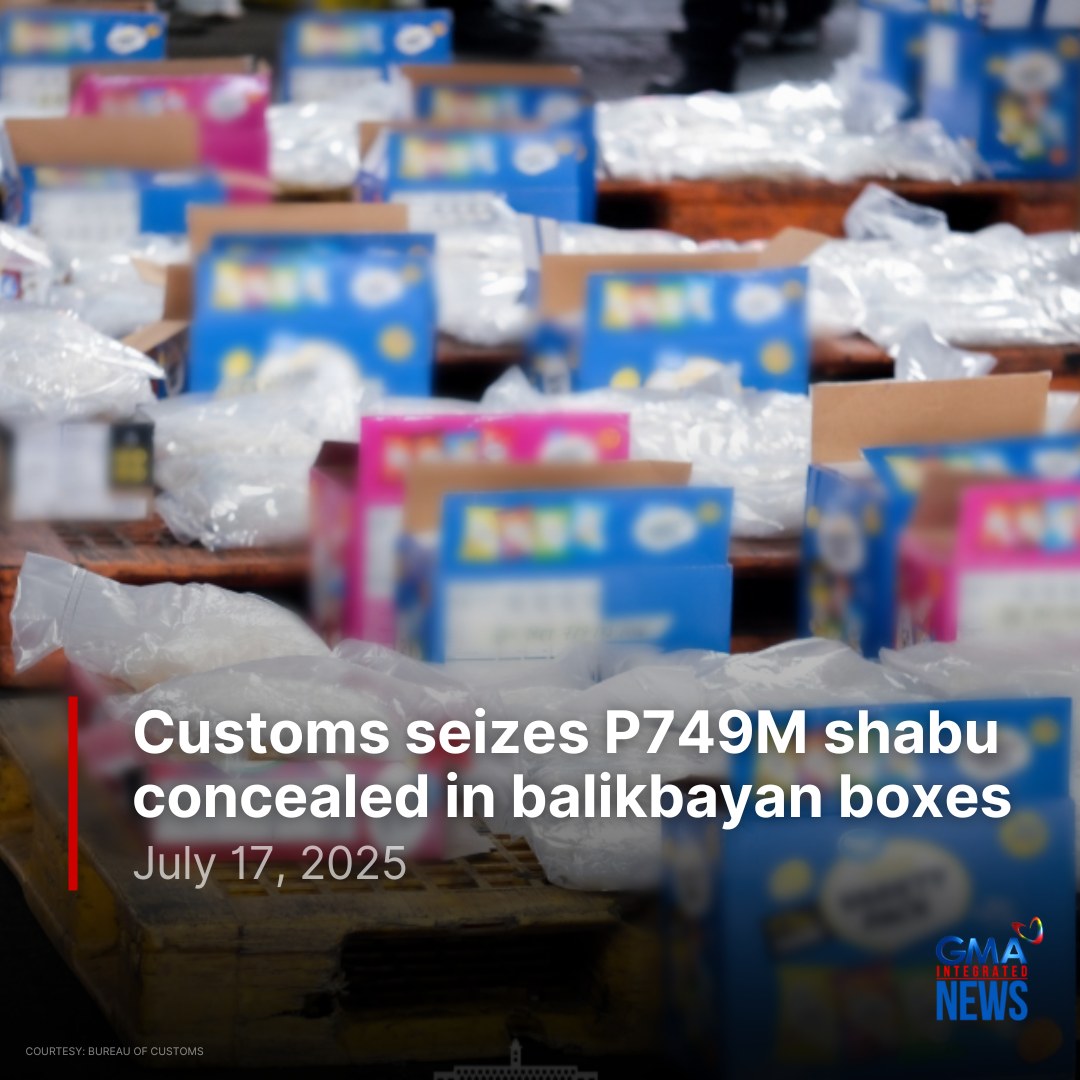 GMA - Operatives of the Bureau of Customs (BOC) seized a shipment found ...