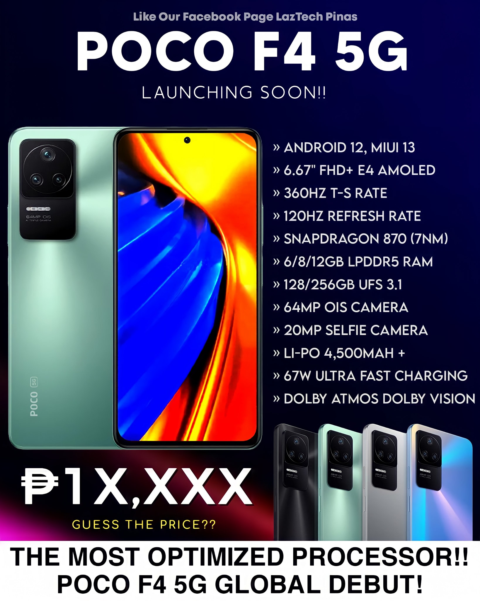 BREAKING: Poco F4 GT goes official with Snapdragon 8 Gen 1