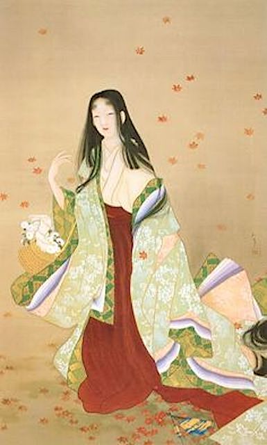 Flower Basket' (花がたみ) 1915, inspired by a Noh play, by Uemura