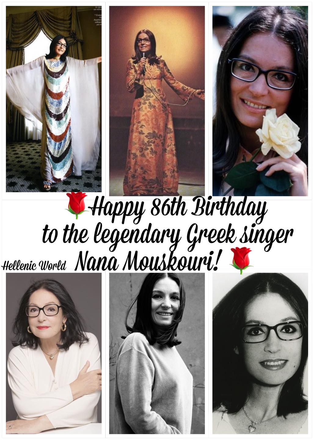 Hellenic - 🌹🇬🇷 💙🇬🇷 Happy 86th Birthday to the legendary Greek singer ...