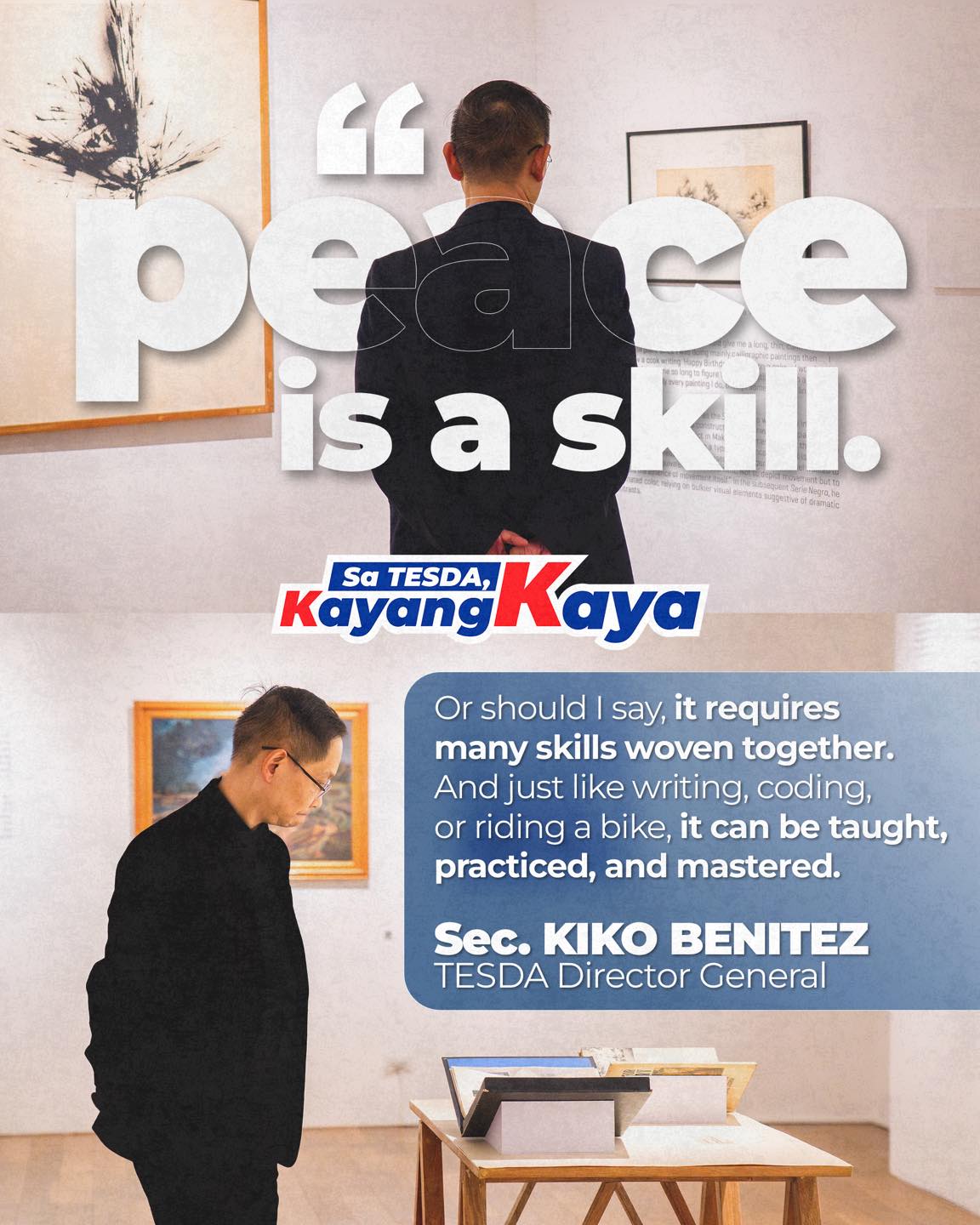 Kiko - ️ 💬 Peace is a skill. It takes patience, empathy, communication ...