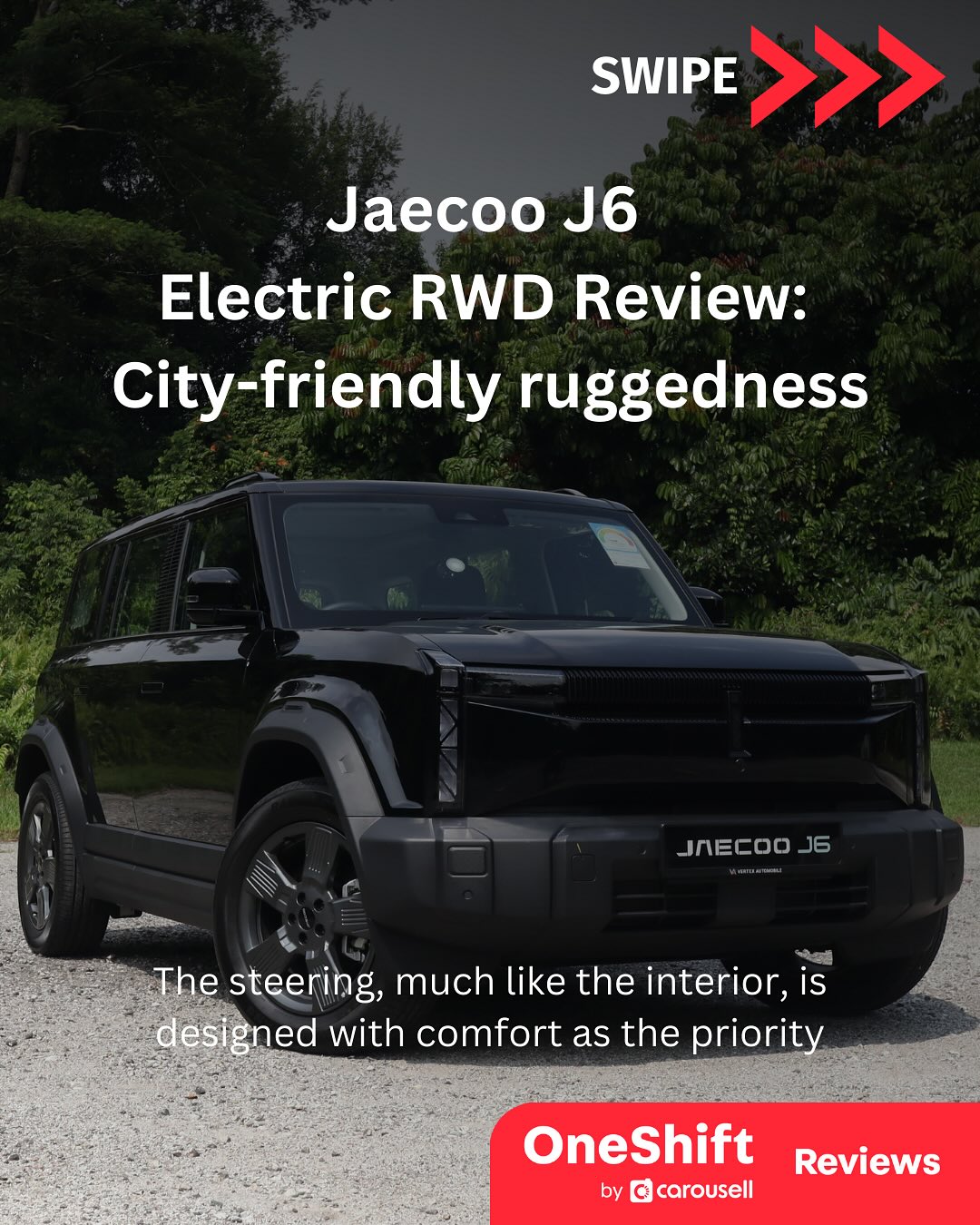 OneShift - Jaecoo J6 Electric RWD Review: City-friendly... | Facebook