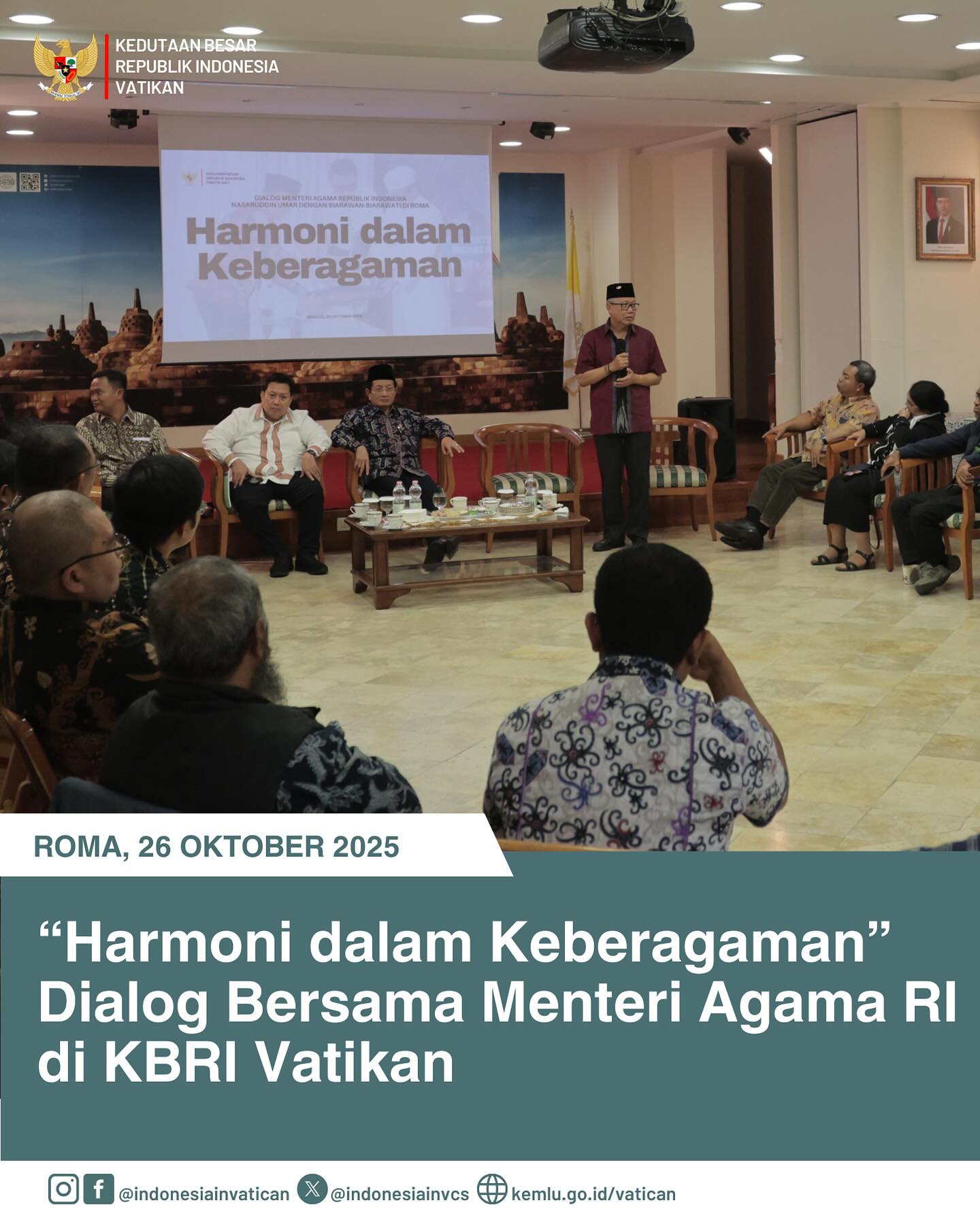 🇮🇩 Bagian dari rangkaian... - Indonesian Embassy Vatican | Facebook