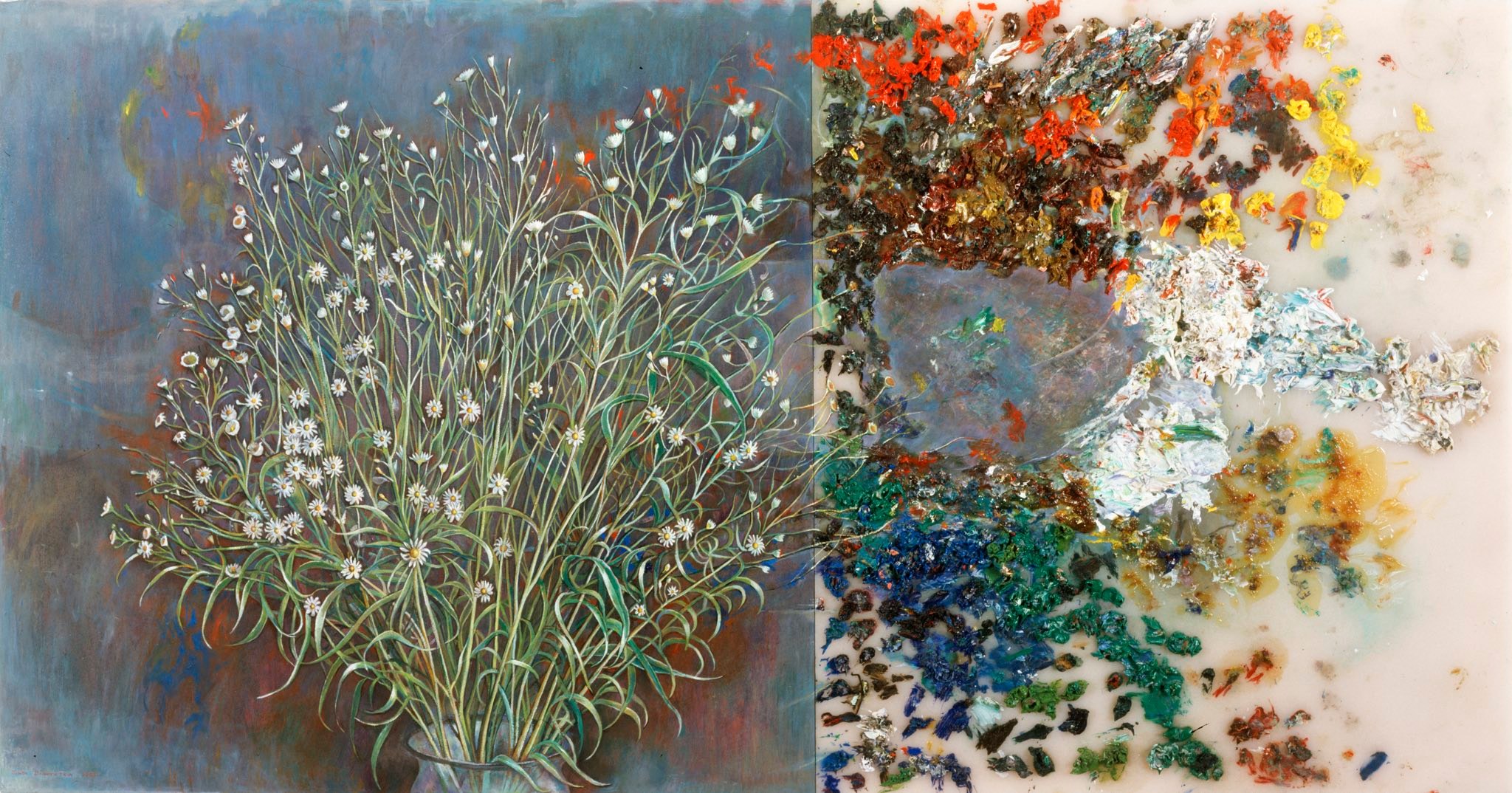 The painting reproduced on the cover of Complicité is Montecasino 