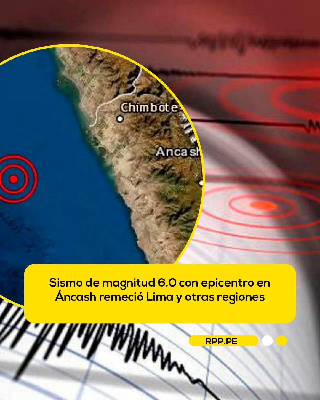 Epicentro 67 km al O de Chimbote... - Chimbote En La Web | Facebook