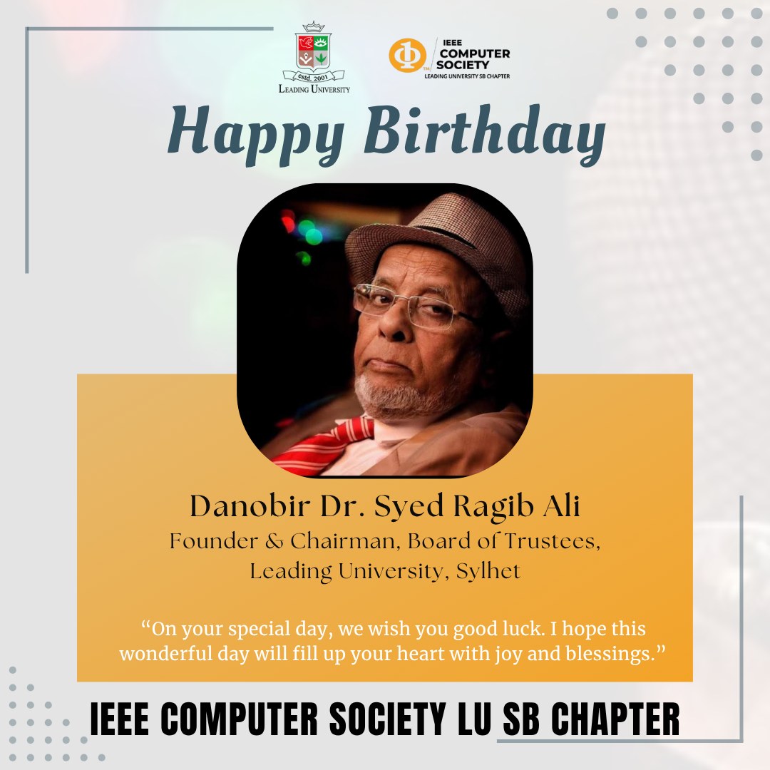 𝐇𝐚𝐩𝐩𝐲 𝐈𝐄𝐄𝐄 𝐃𝐚𝐲!... - IEEE Computer Society LU SB Chapter | Facebook