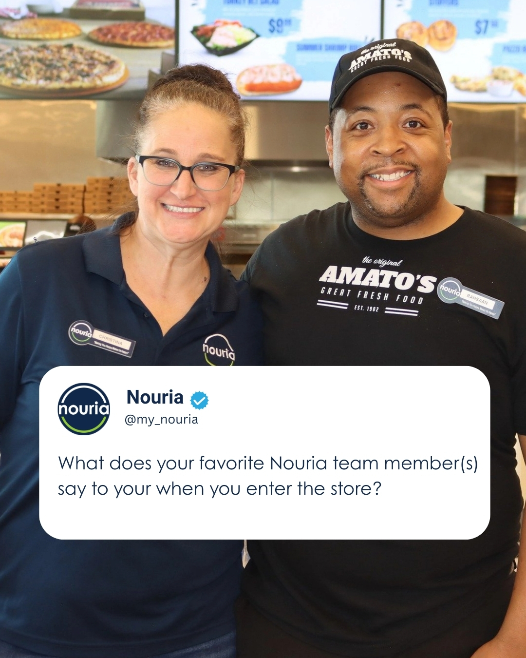 Nouria - A smile, a hello, and maybe even your name—our... | Facebook