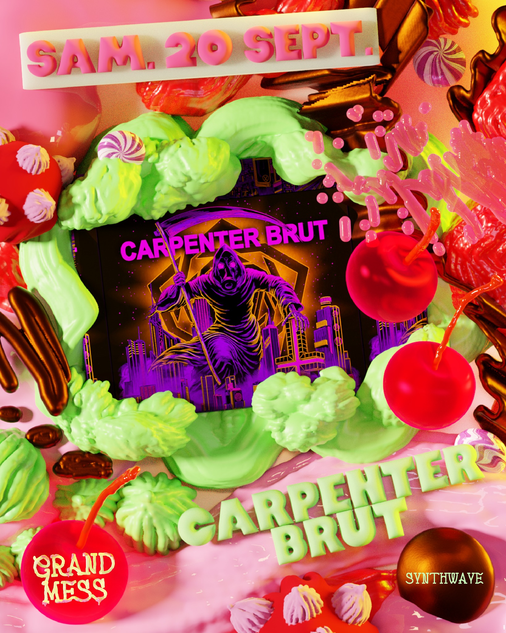 Le - [💀 FOCUS Festival Grand Mess 💀] Carpenter Brut, maître de la ...