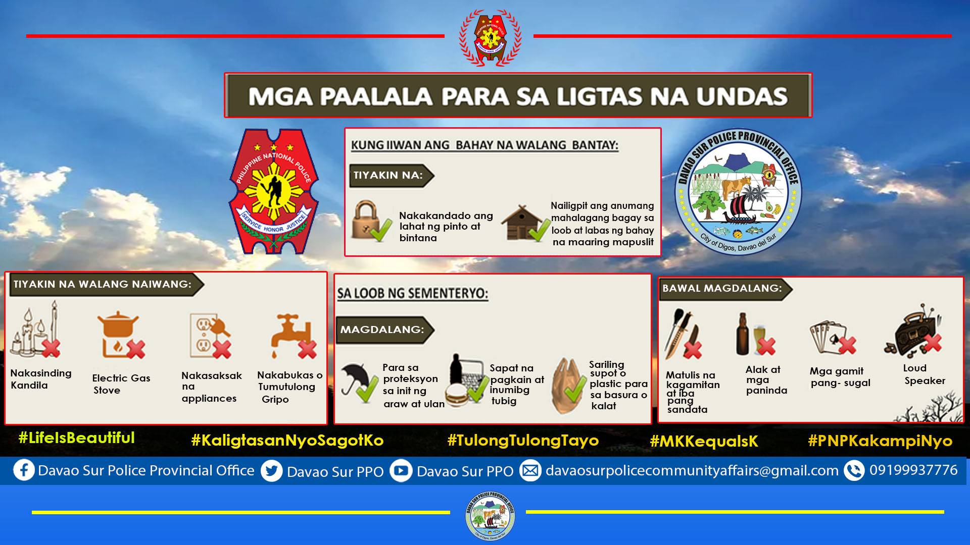 Davao - LIGTAS UNDAS 2022 Kasalukuyan nang inilalatag ng PNP ang mga ...