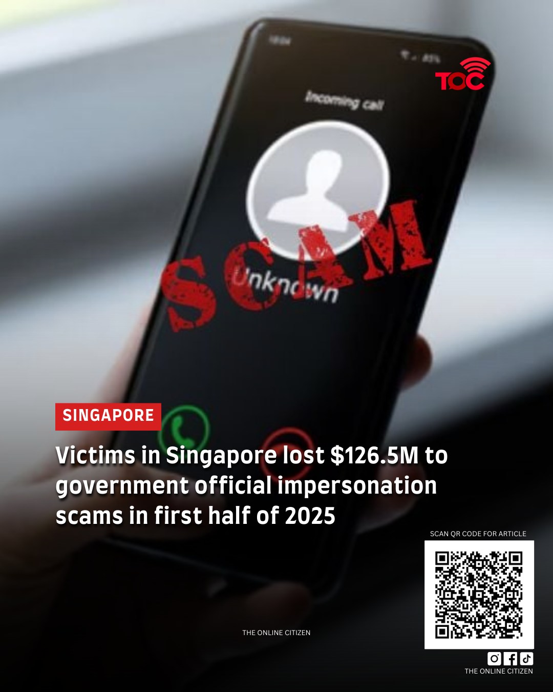 Scammers posing as government... - The Online Citizen | Facebook