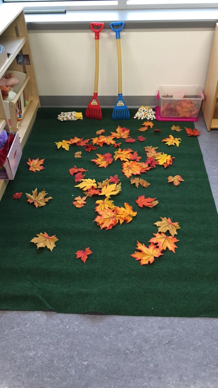 One - Fall Raking Activity for the kids. So fun! (spotted on Pinterest ...