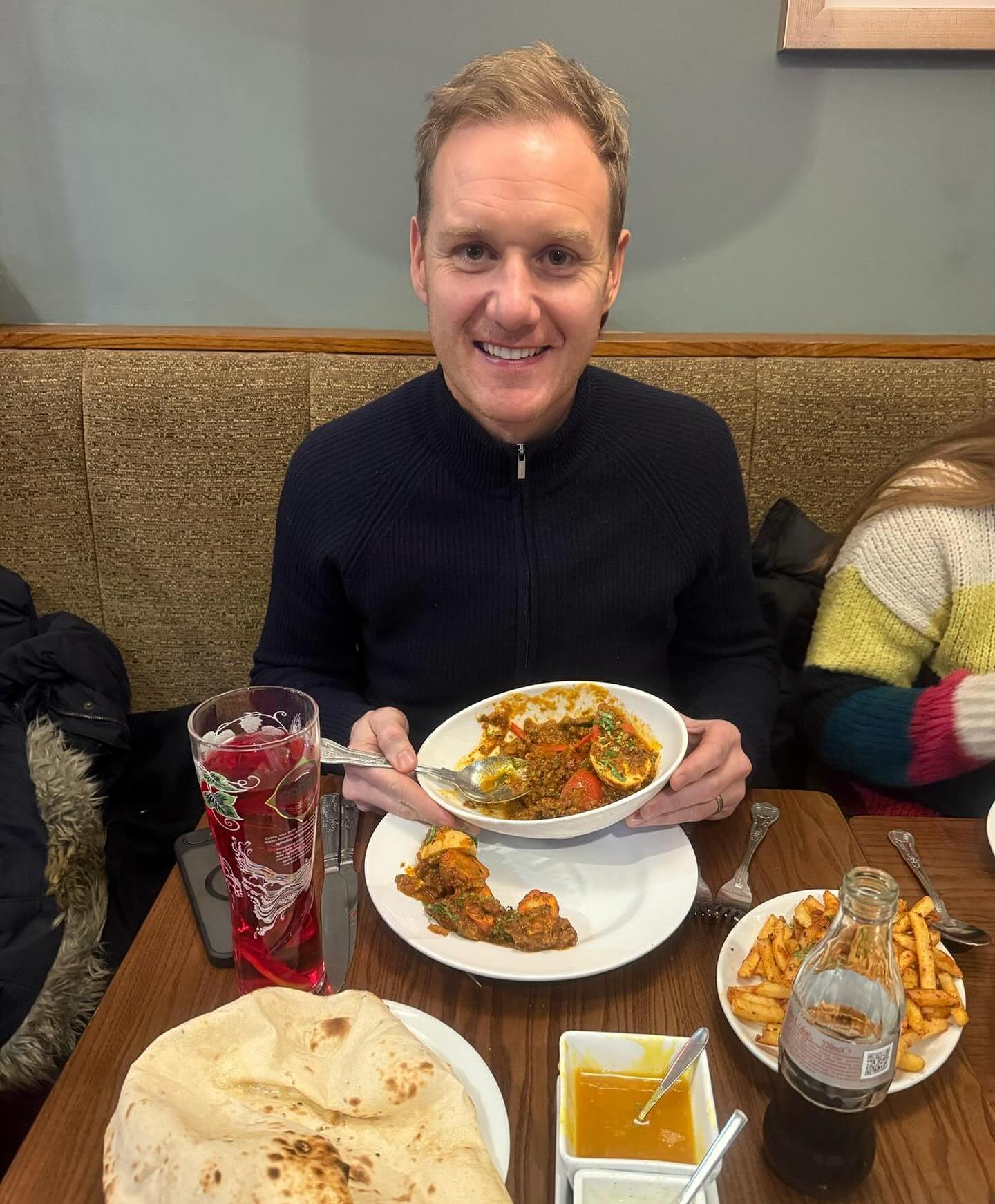 Prithiraj - Serving up smiles with the one and only Dan Walker and his ...
