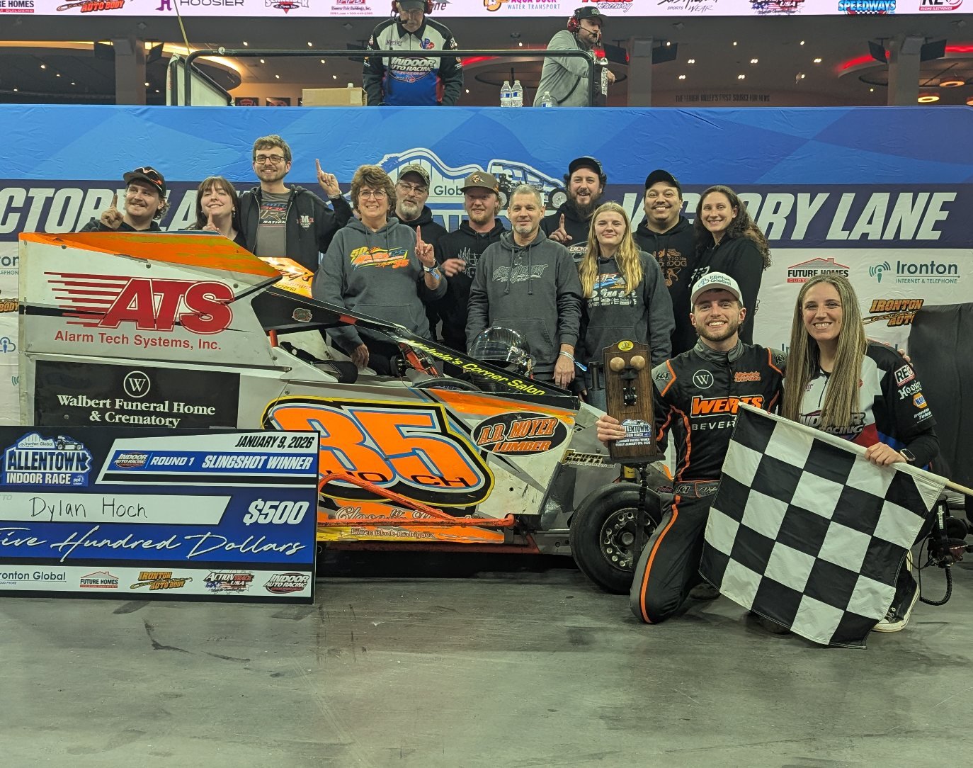 Indoor - Dylan Hoch gets it done at the finish line over Tyler Ulsh! 🏆 ...