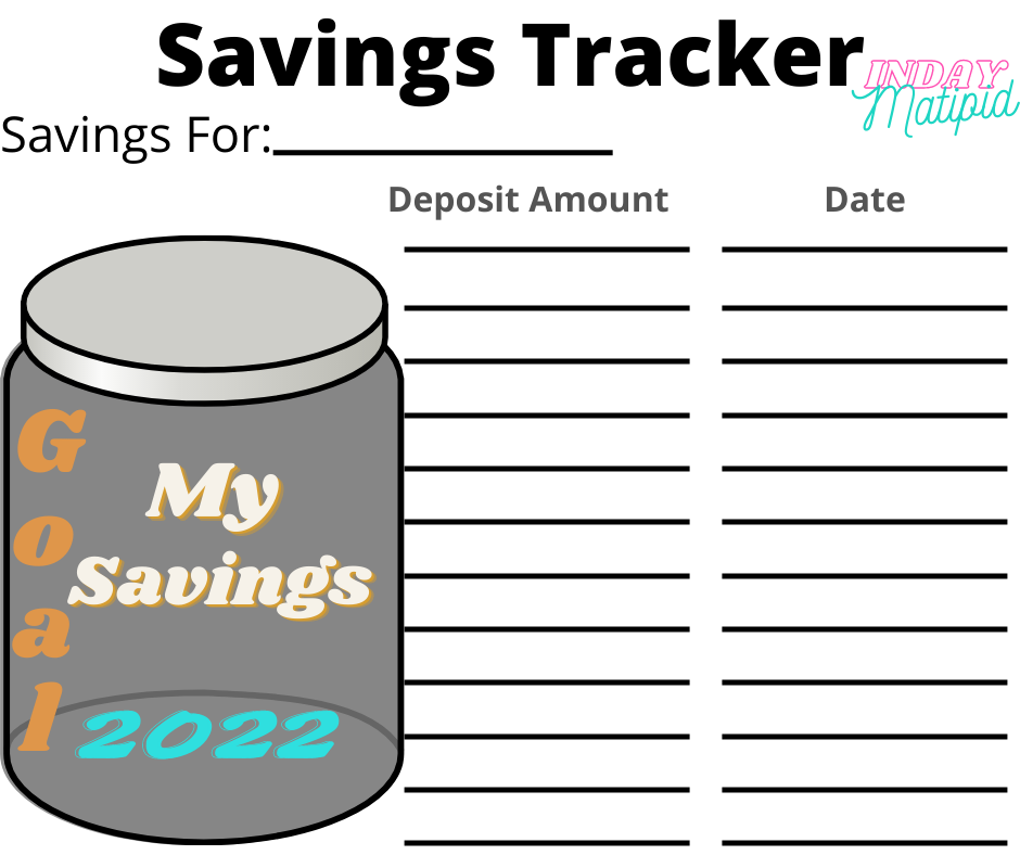 Inday Matipid - Hello mga Inday and Toto! Savings Tracker... | Facebook
