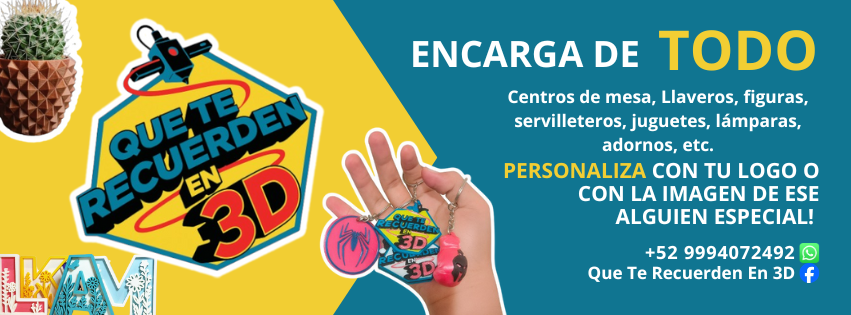 Que Te Recuerden En 3D | Mérida