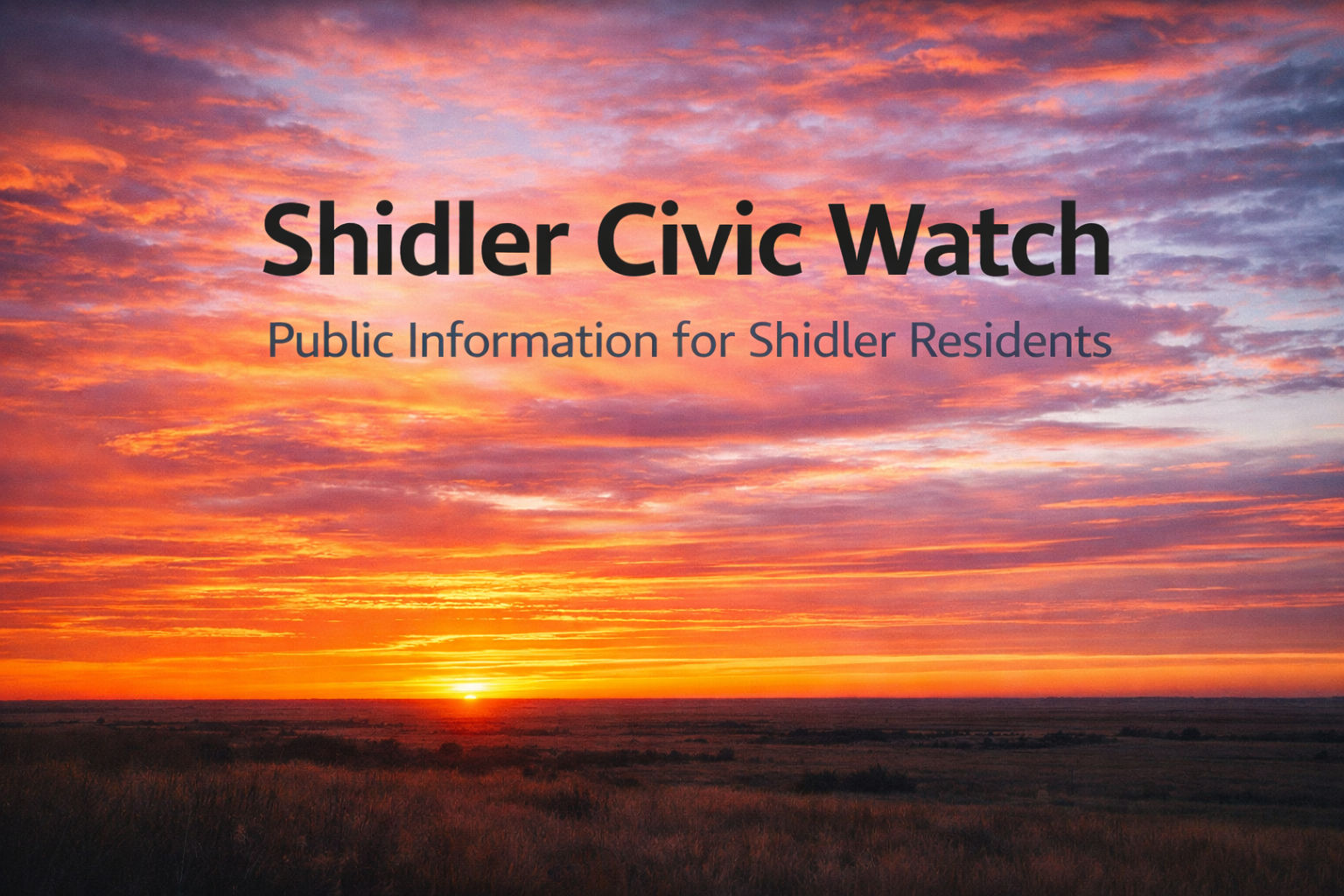 Shidler Civic Watch
