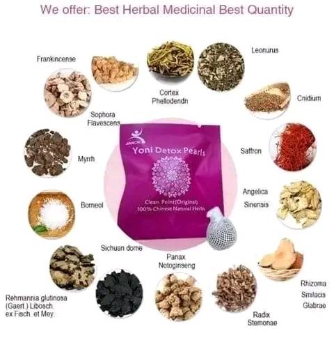 Perles Yoni Detox à Base De Plantes - Feuilles - Neuf - Soin Intime Féminin