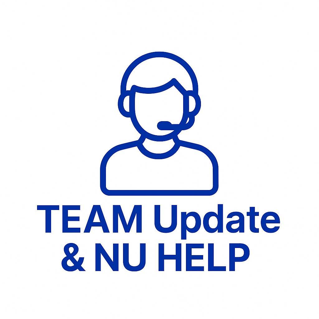 Team Update & NU Help
