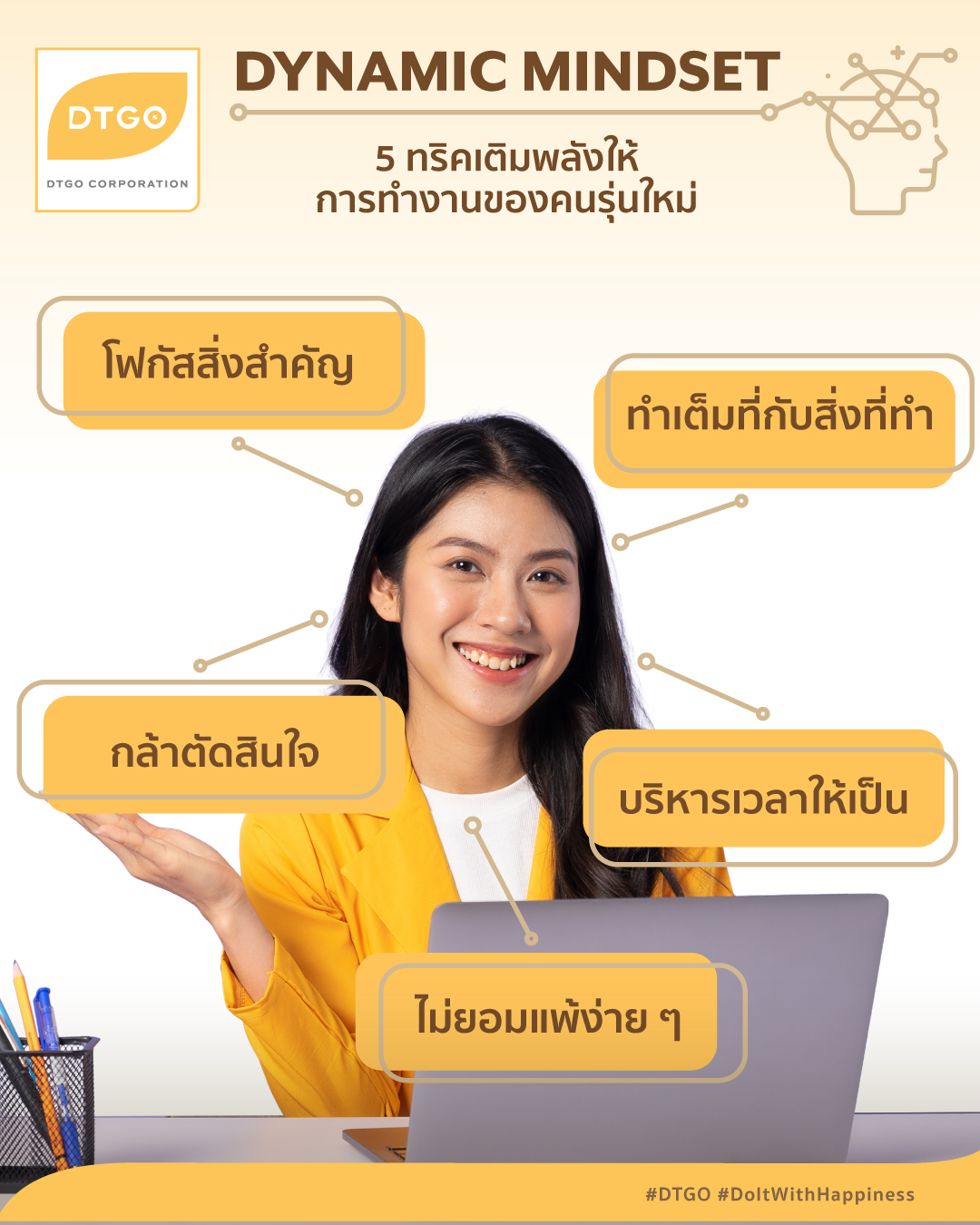 DTGO - Dynamic Mindset: 5 ทริคเติมพลังให้การทำงานของคนรุ่นใหม่ ในยุคที่ ...